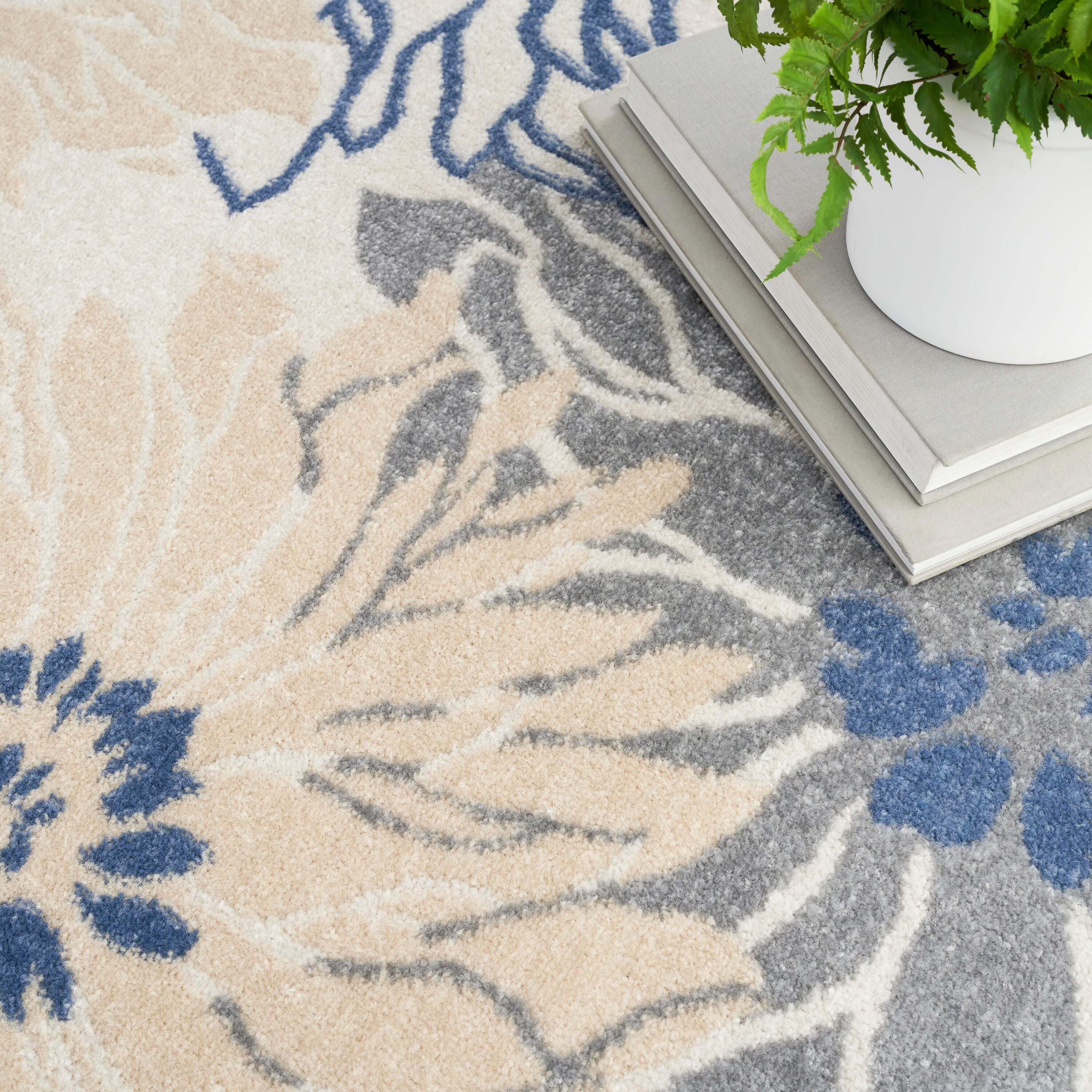 Nourison Home Passion Floral 5'3" x 7'3" Area Rug, Multi, large