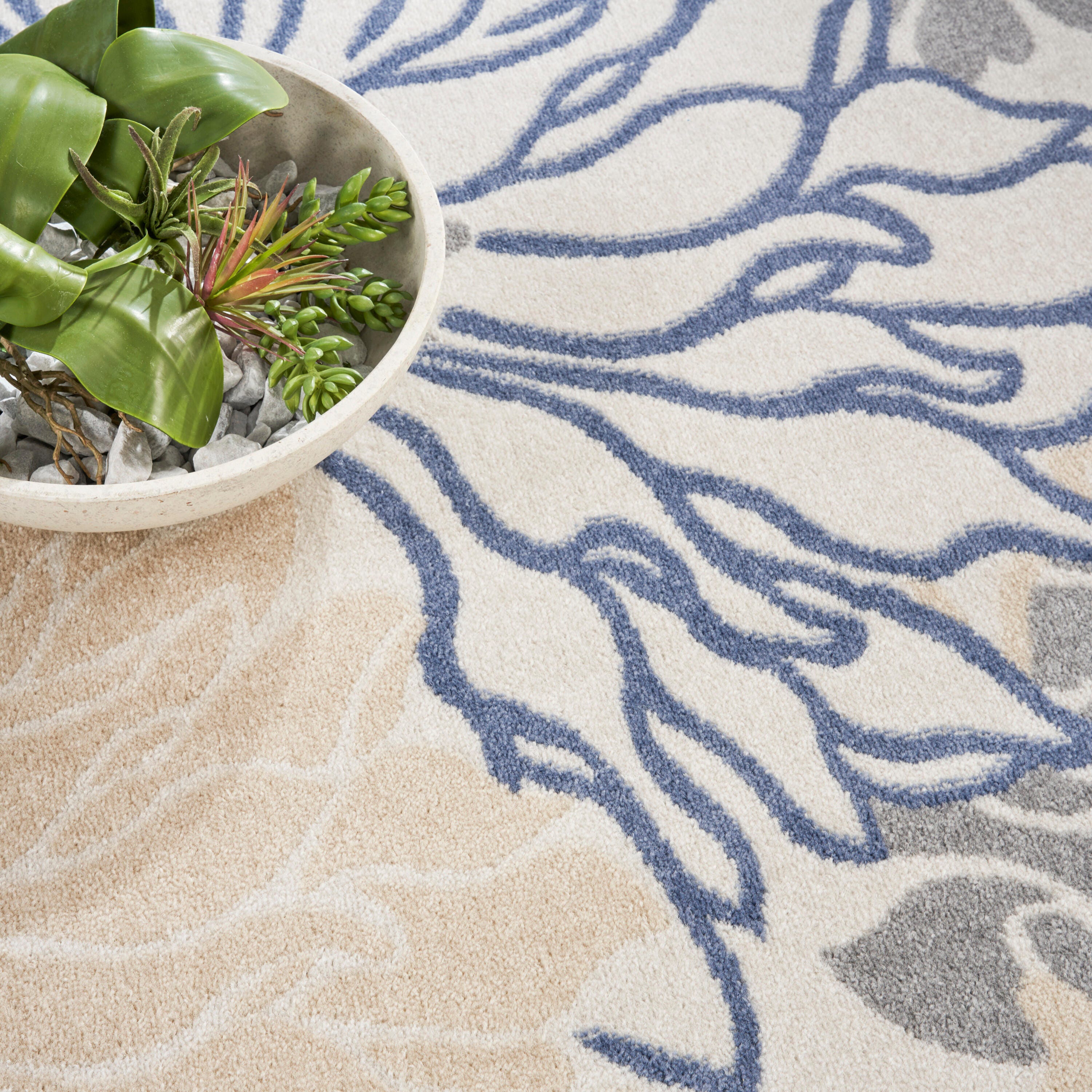 Nourison Home Passion Floral 8' x 10' Area Rug, Multi, large