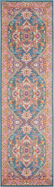 Nourison Home Passion Medallion 2'2" x 10' Runner Rug