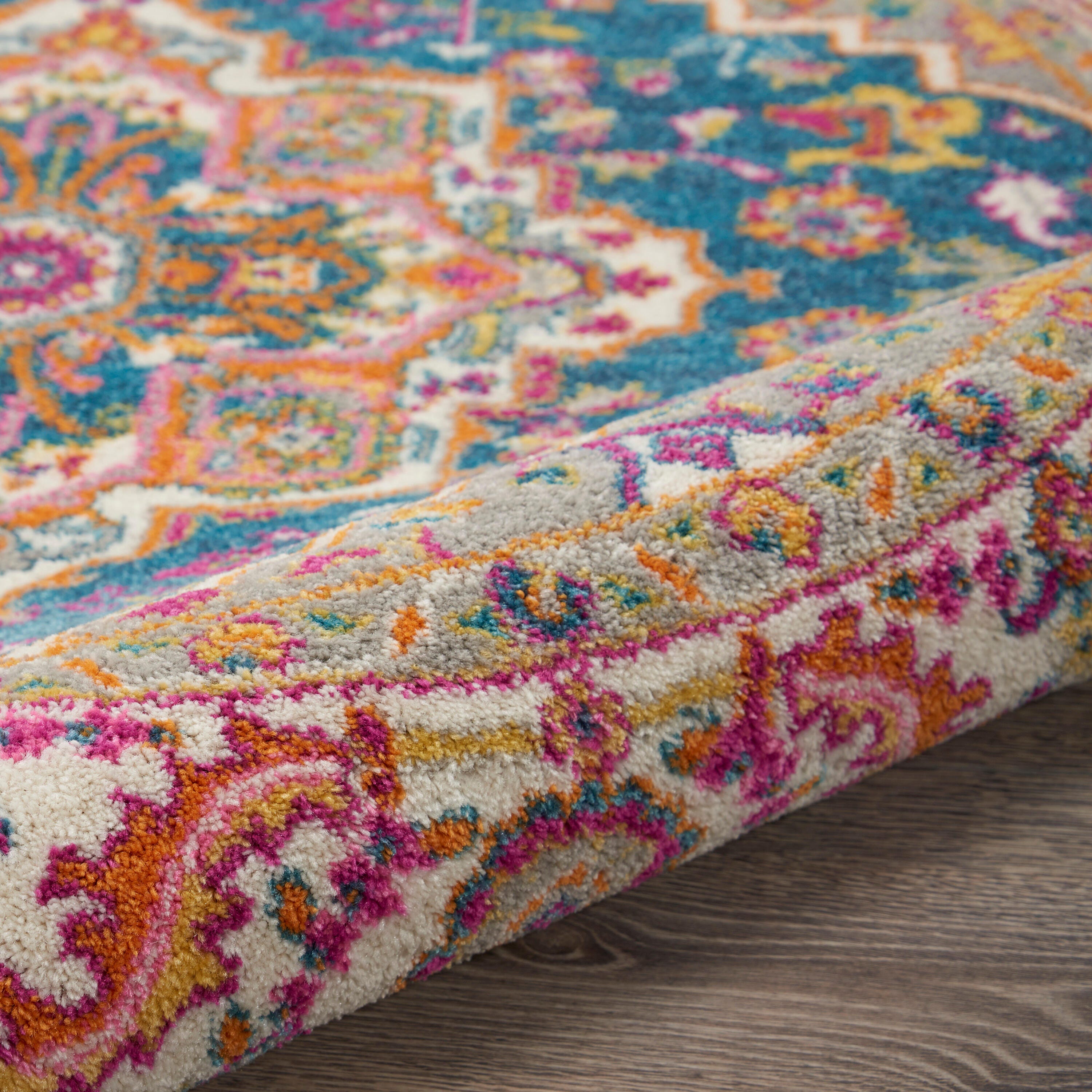 Nourison Home Passion Medallion 2'2" x 10' Runner Rug, , large