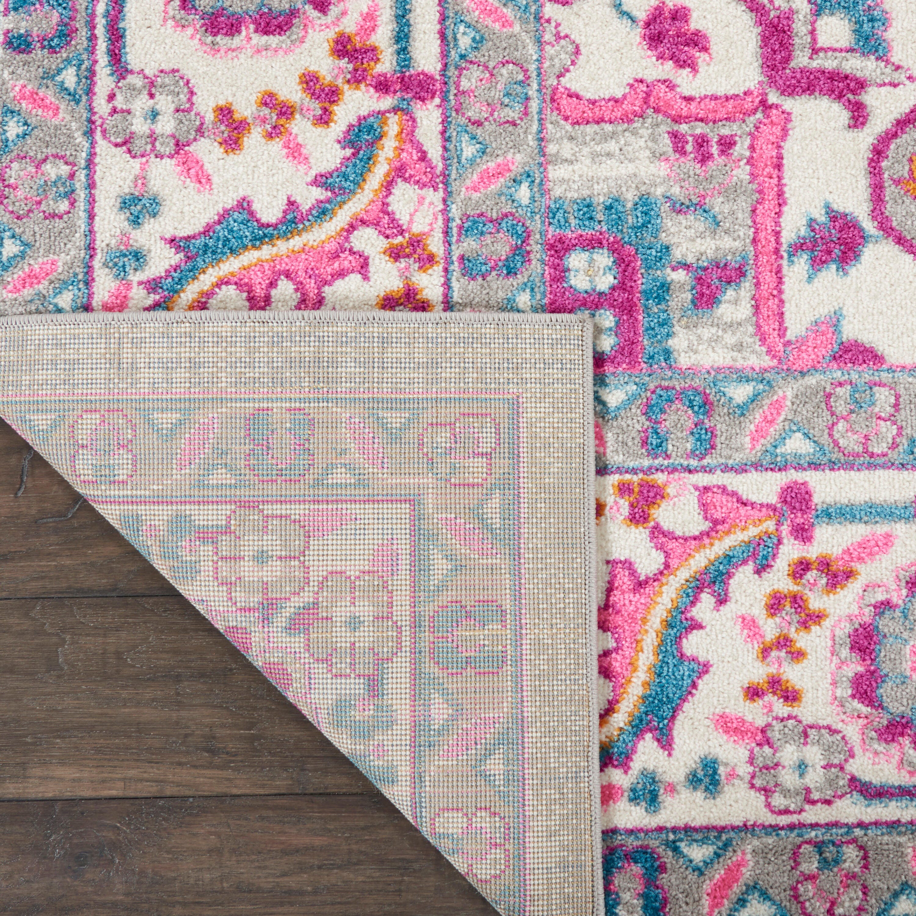 Nourison Home Passion 9' x 12' Area Rug, Light Gray/Pink, large