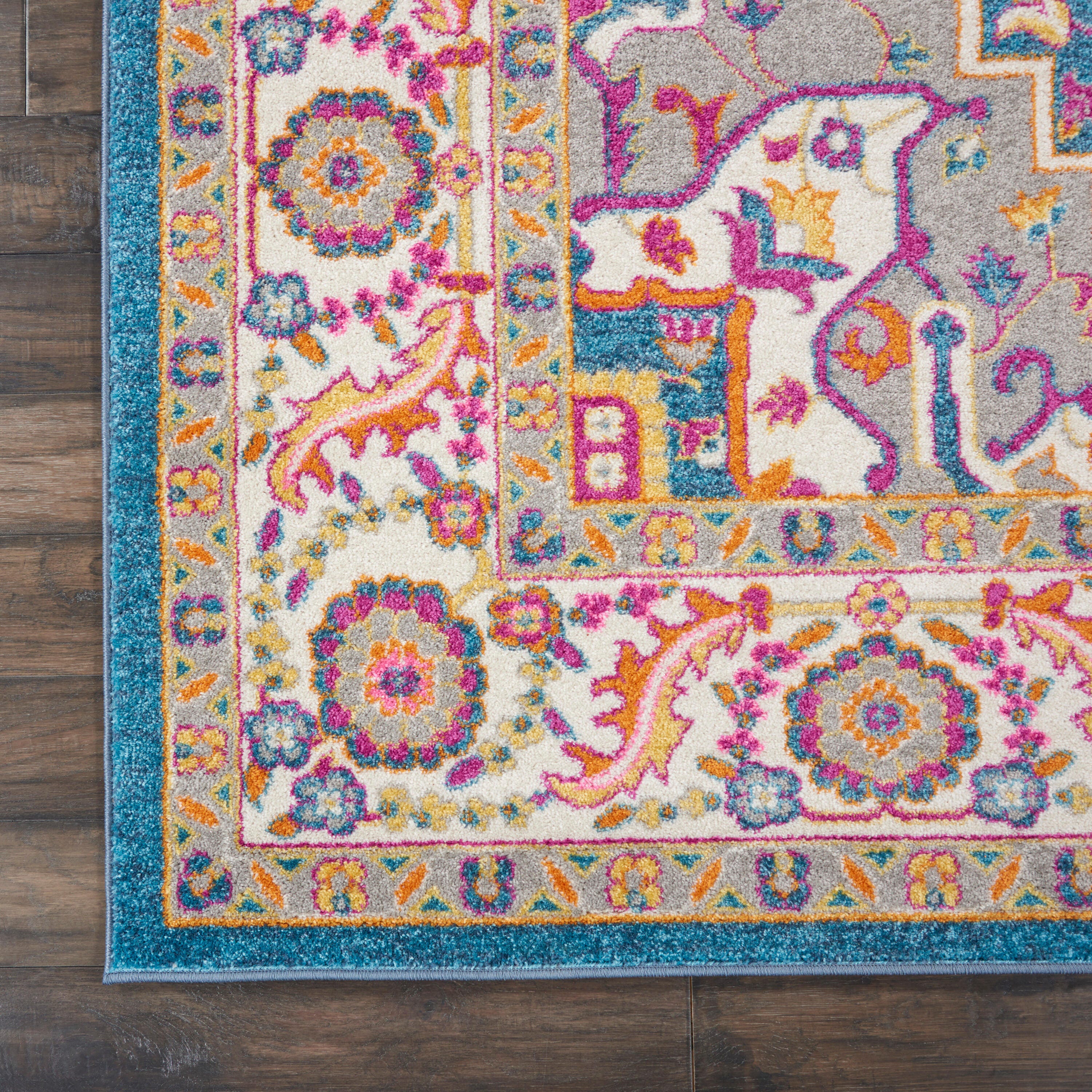 Nourison Home Passion 9' x 12' Area Rug, Teal/Multi, large
