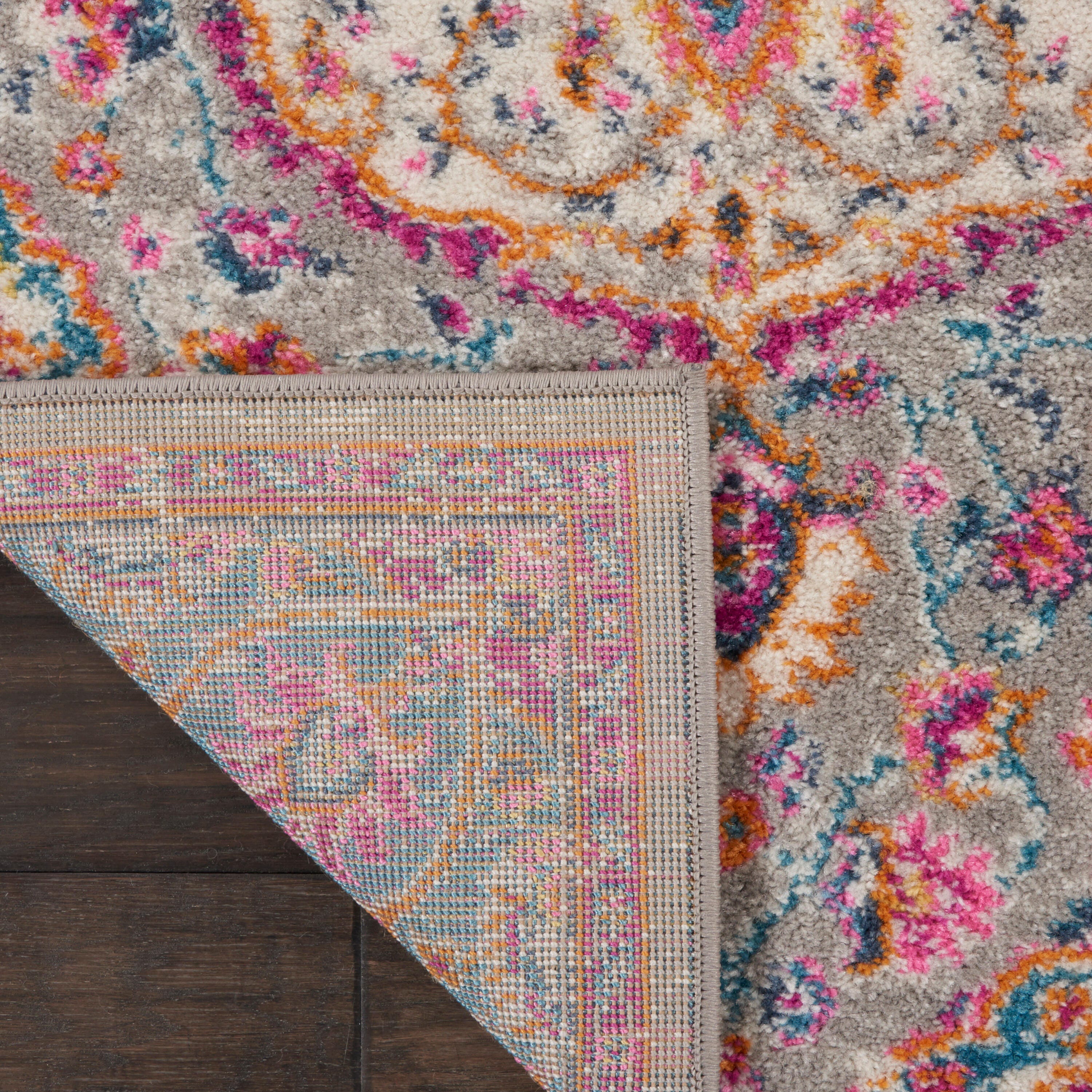 Nourison Home Passion Classic 2'2" x 10' Runner Rug, Gray/Multi, large