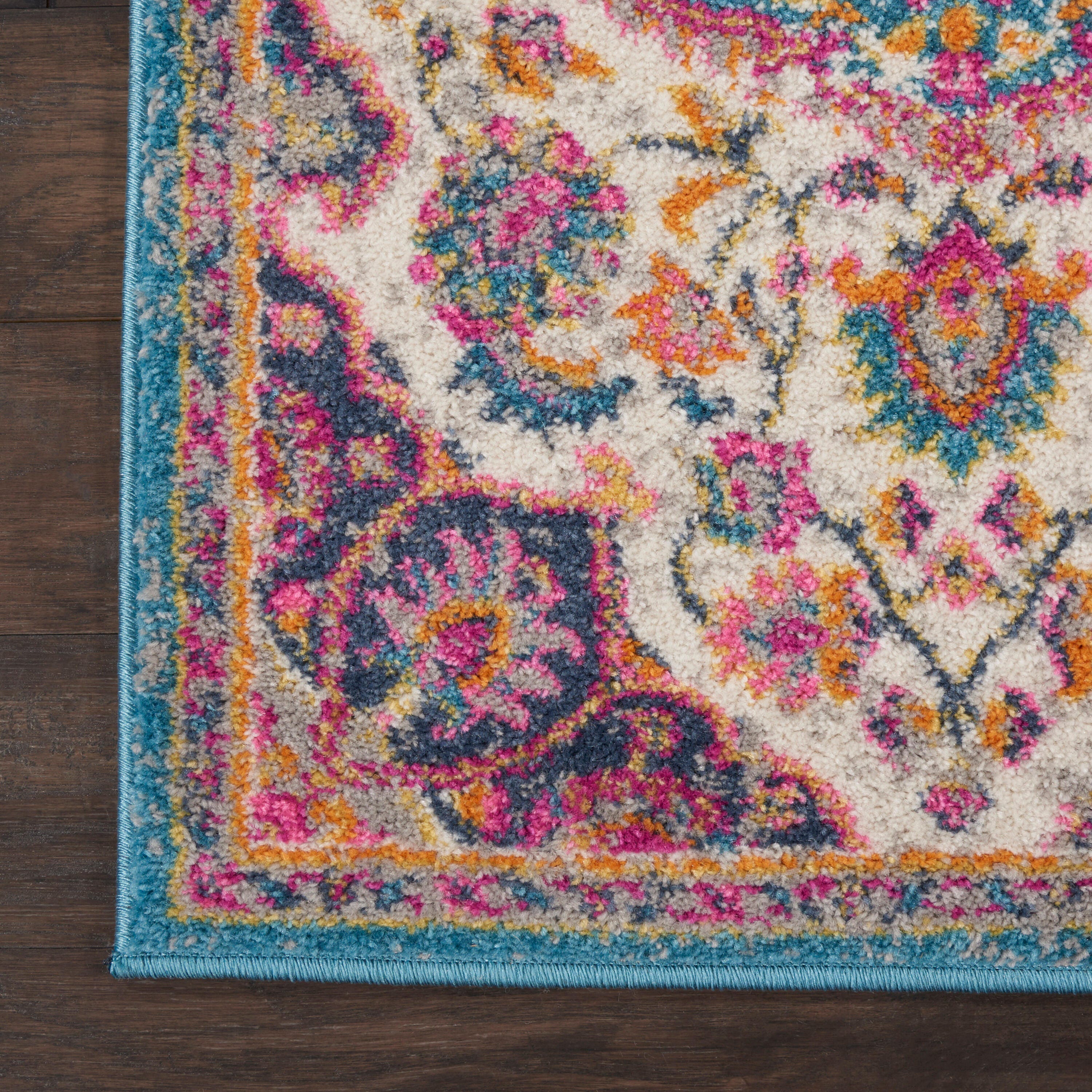 Nourison Home Passion Classic 2'2" x 10' Runner Rug, Ivory/Multi, large
