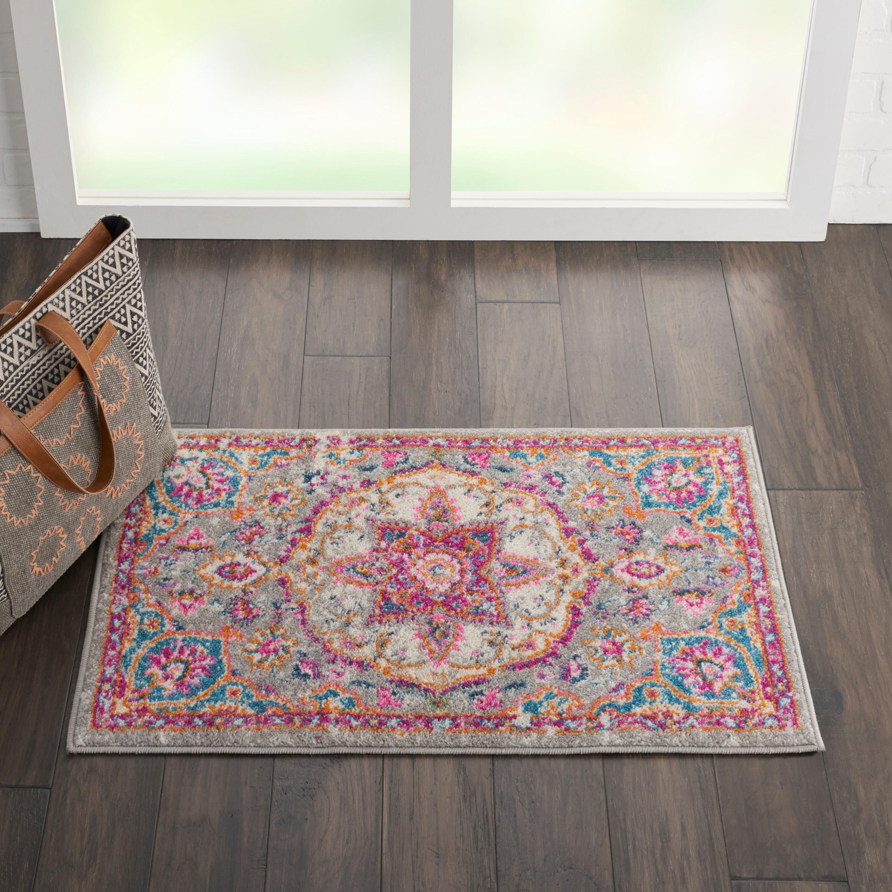 Nourison Home Passion Classic 1'10" x 2'10" Area Rug, Gray/Multi, large