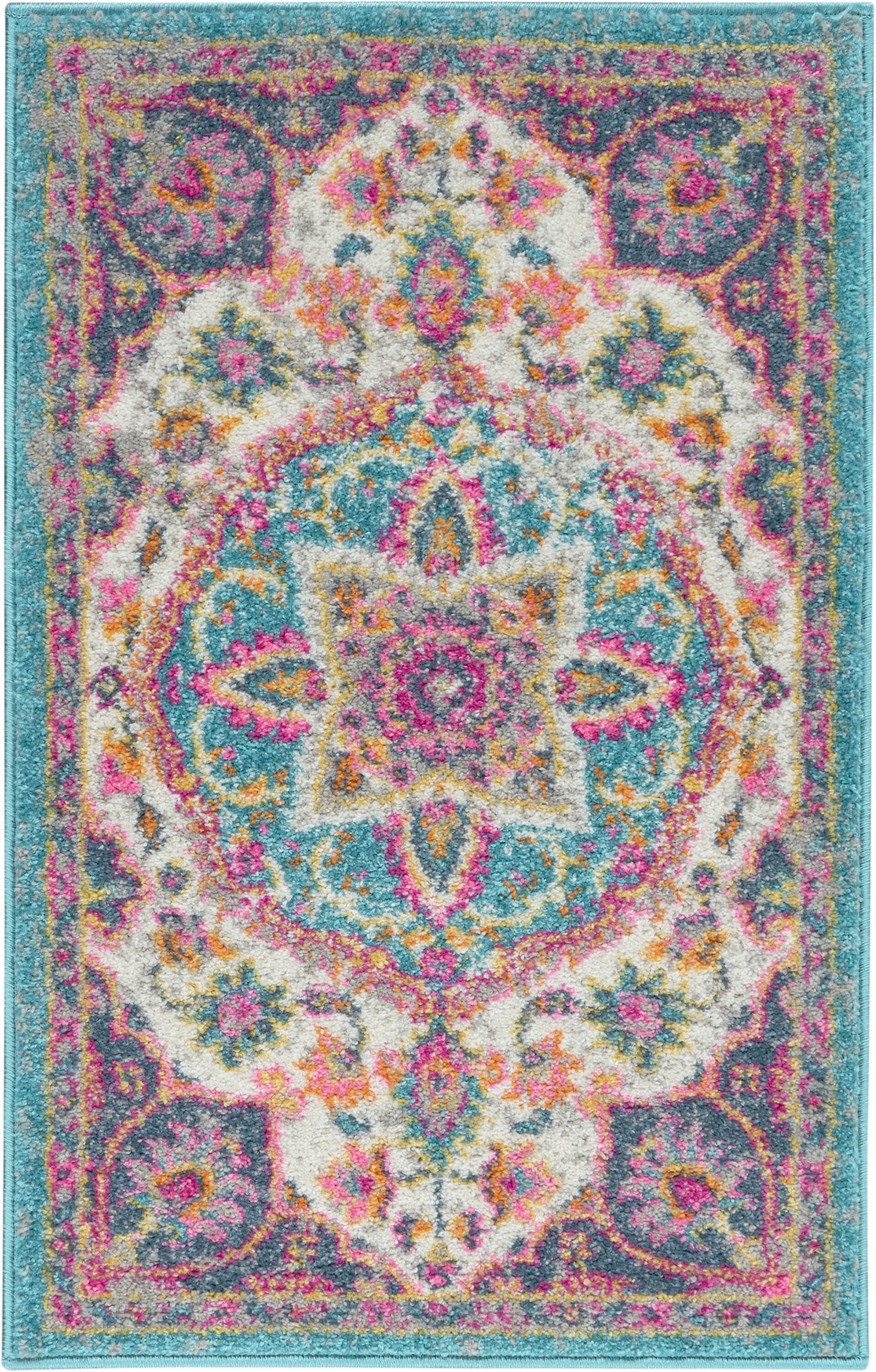 Nourison Home Passion Classic 1'10" x 2'10" Area Rug, Ivory/Multi, large