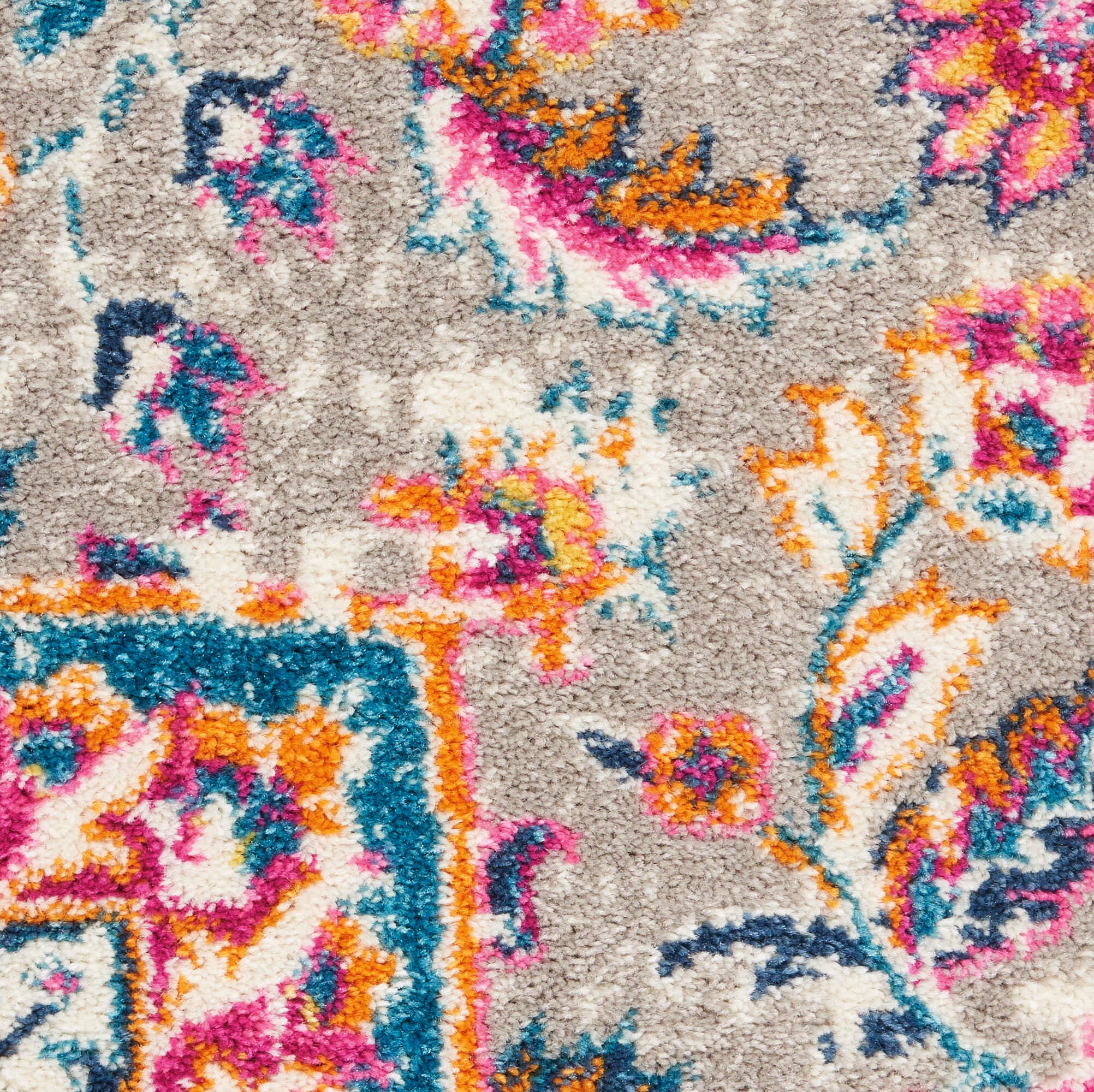 Nourison Home Passion Classic 2'2" x 7'6" Runner Rug, Gray/Multi, large