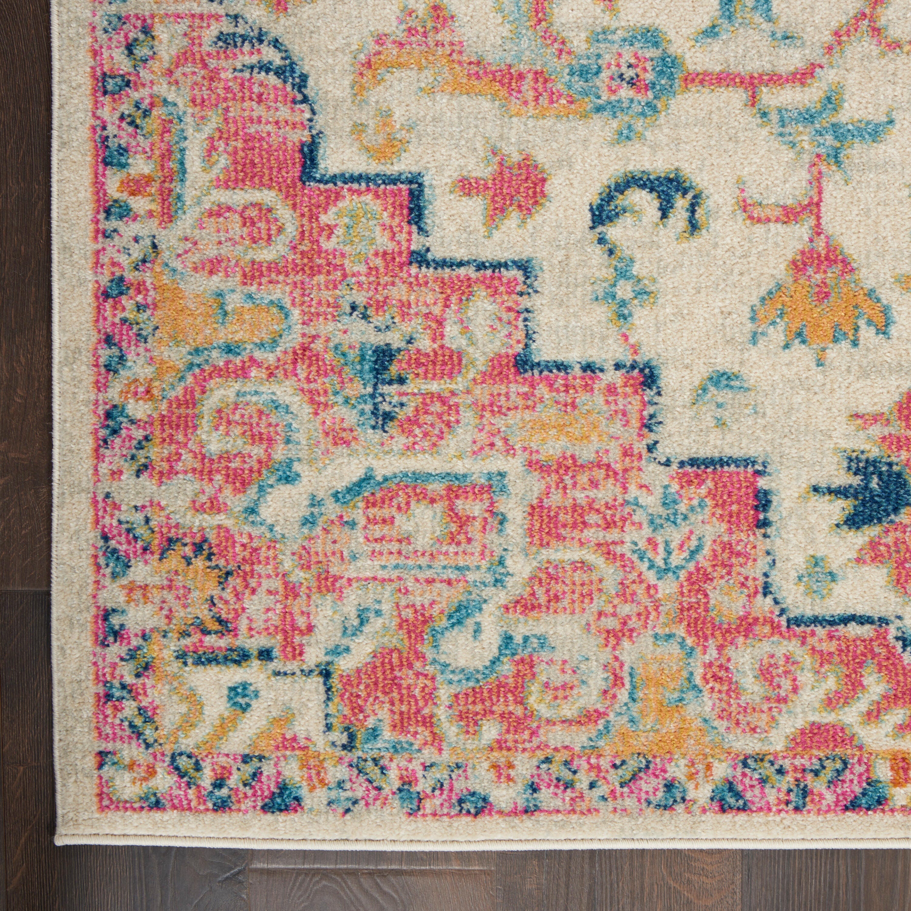 Nourison Home Passion Persian 6' x 9' Area Rug, Ivory/Pink, large