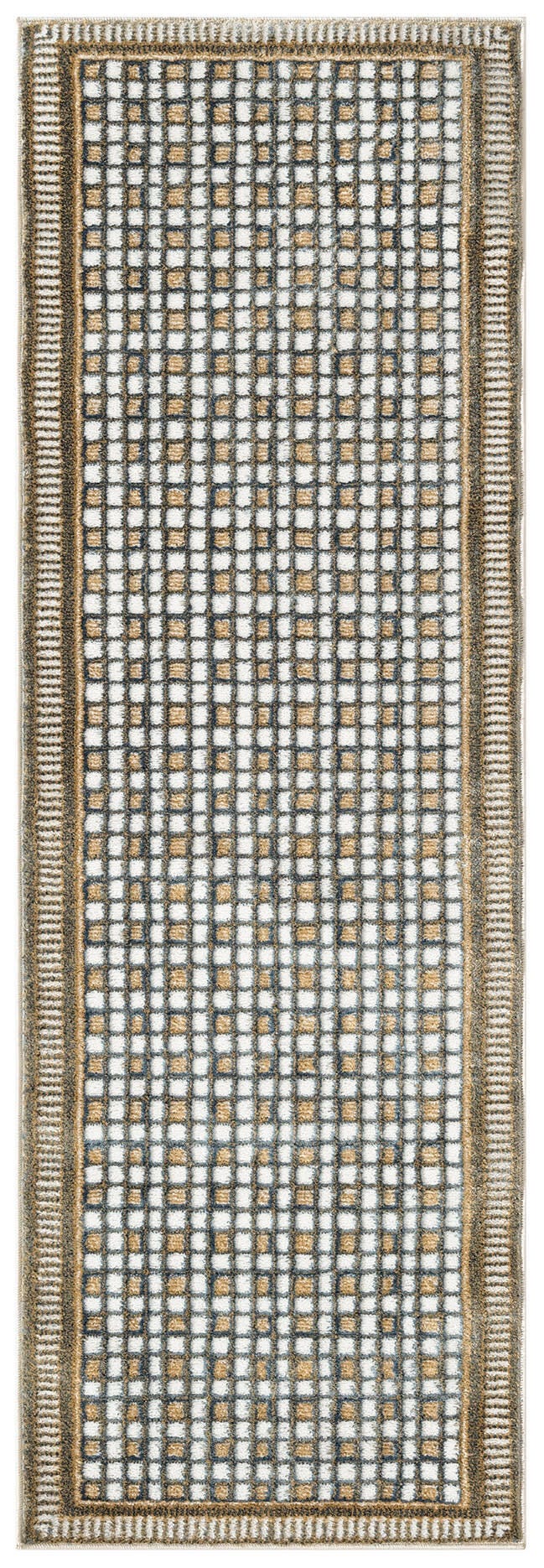 Nourison Home Nordic Geometric 2' x 6' Runner Rug, Multi, large