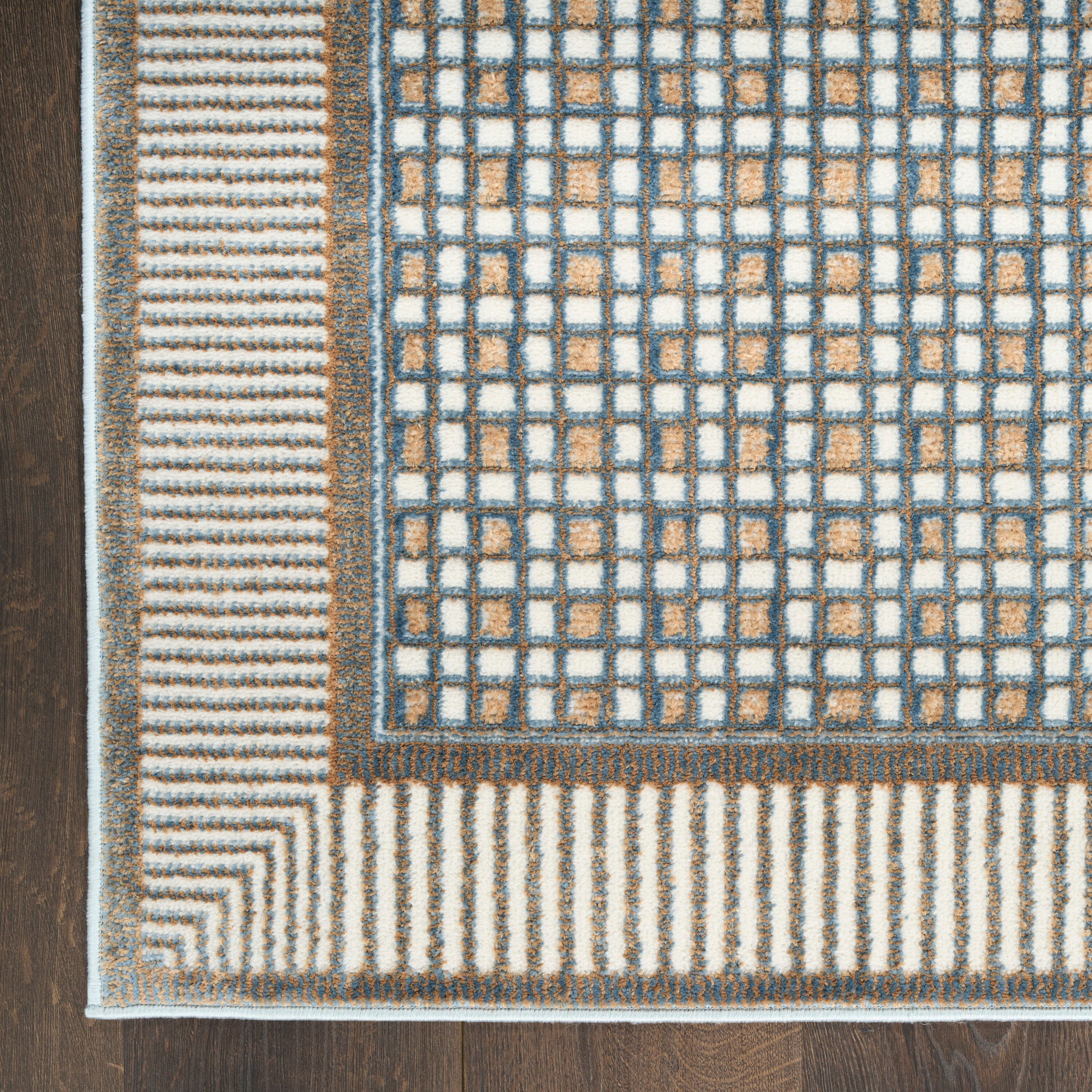 Nourison Home Nordic Geometric 2' x 6' Runner Rug, Multi, large