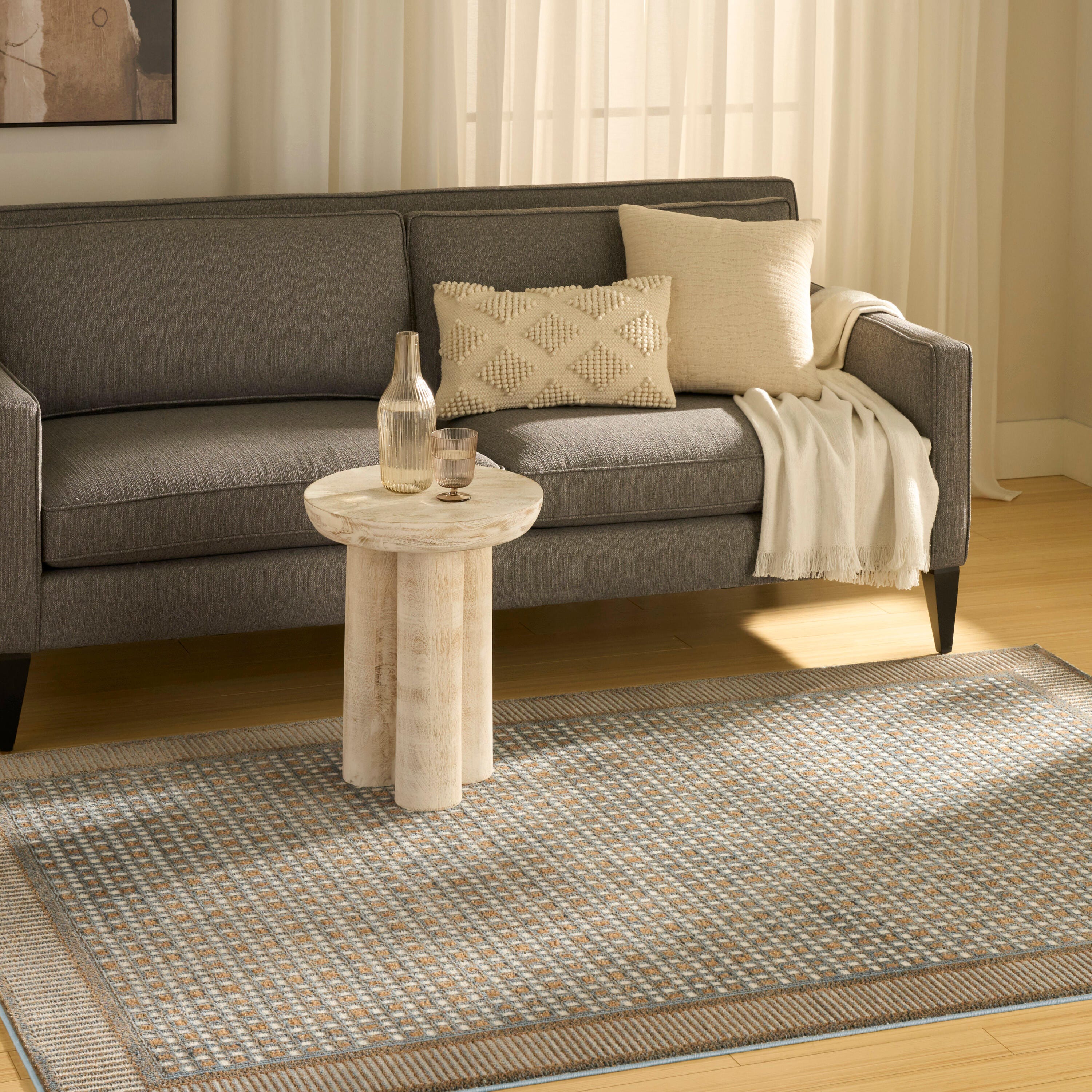 Nourison Home Nordic Geometric 4' x 6' Area Rug, Multi, large