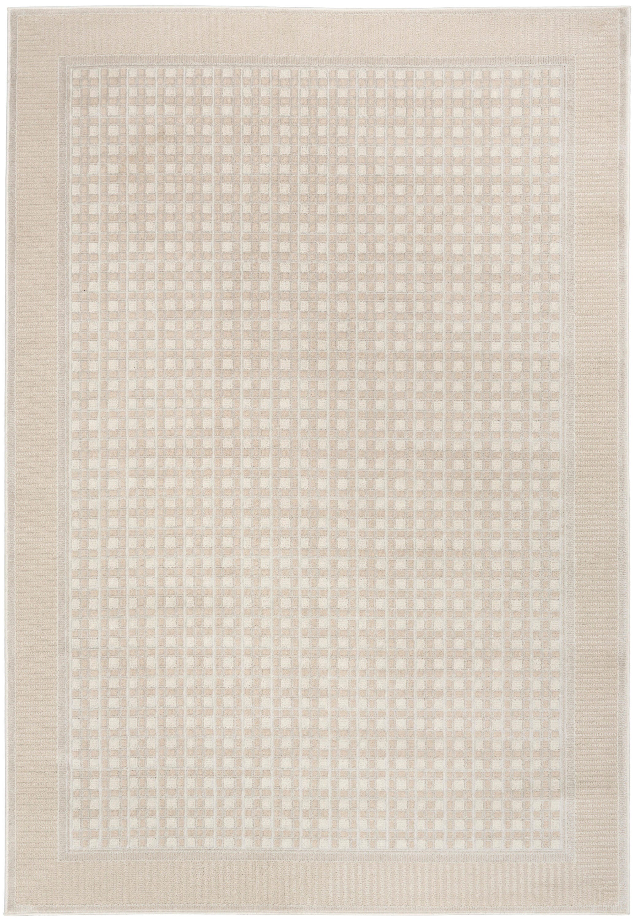 Nourison Home Nordic Geometric 5' x 7' Area Rug, Beige, large