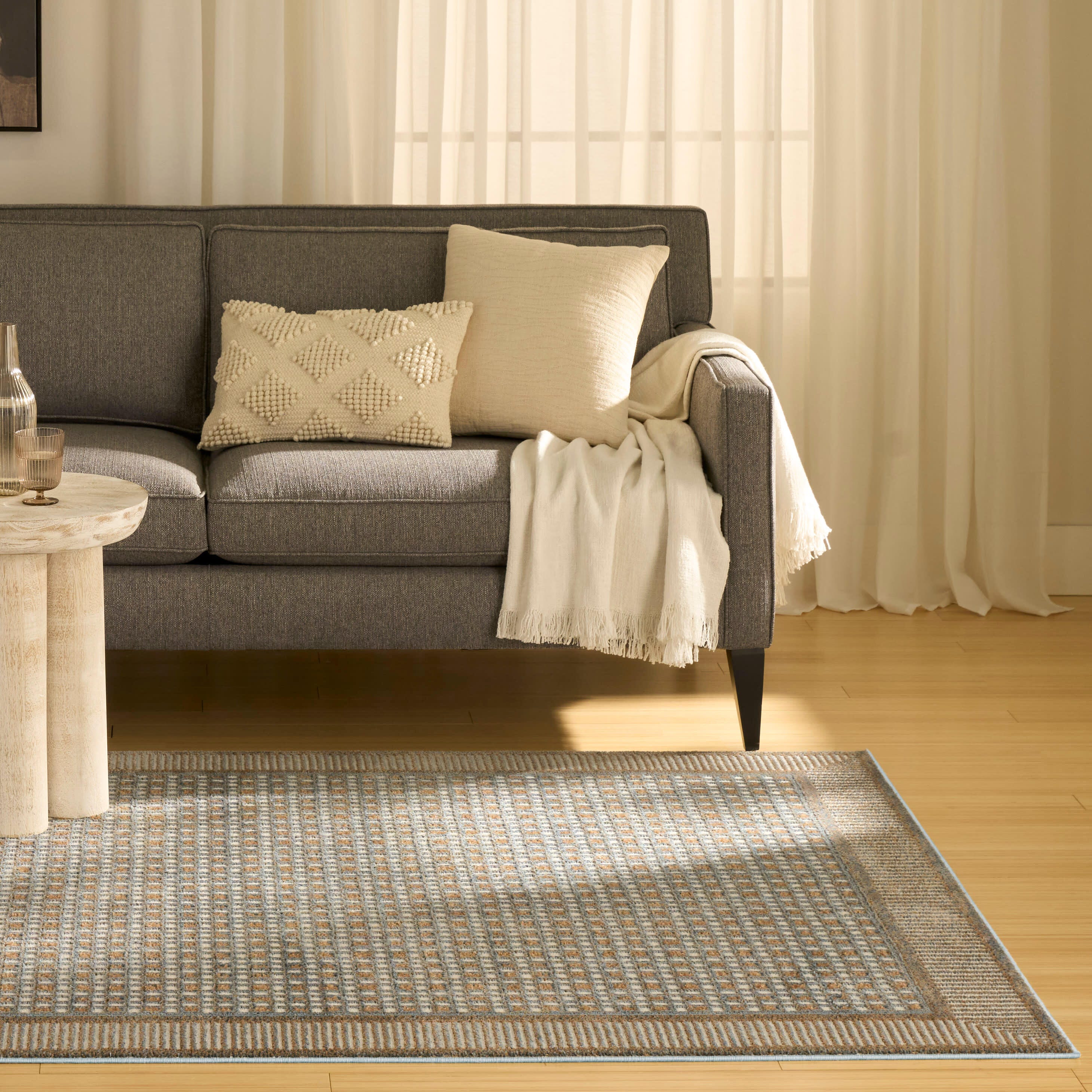 Nourison Home Nordic Geometric 5' x 7' Area Rug, Multi, rollover