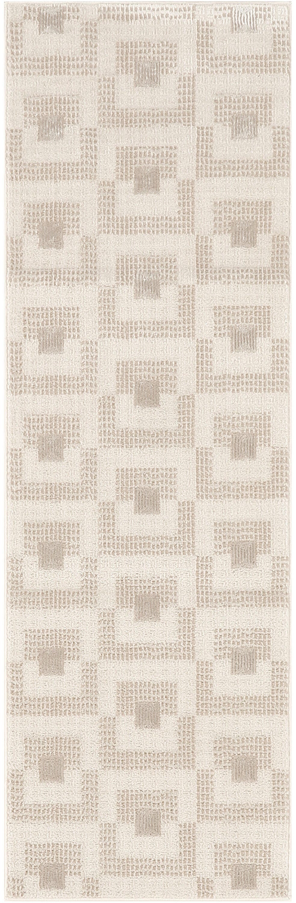 Nourison Home Nordic Aesthetic 2' x 6' Runner Rug, Ivory/Beige, large