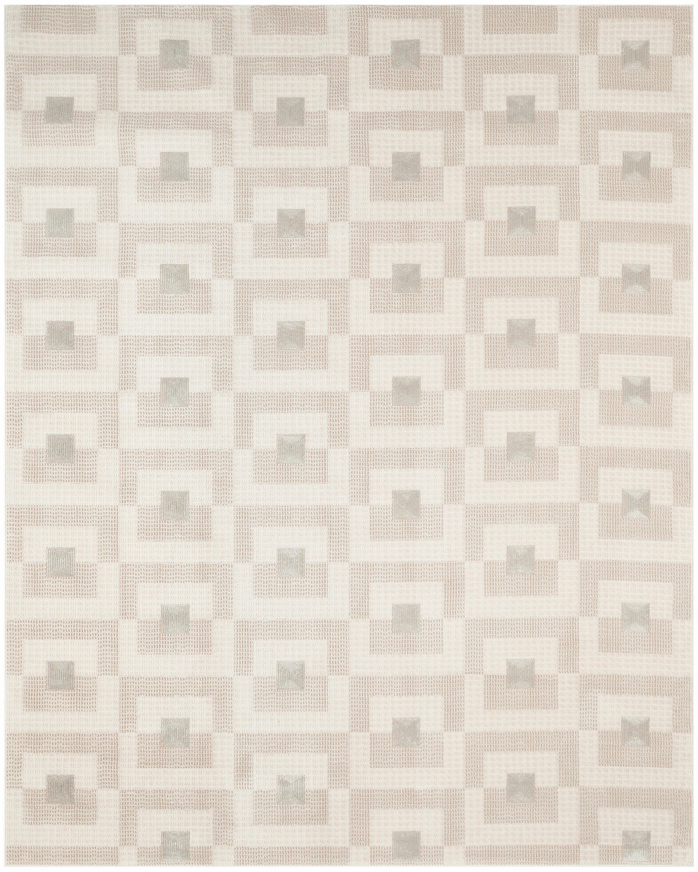 Nourison Home Nordic Aesthetic 8' x 10' Area Rug, Ivory/Beige, large