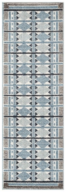 Nourison Home Nordic Diamond 2' x 6' Runner Rug