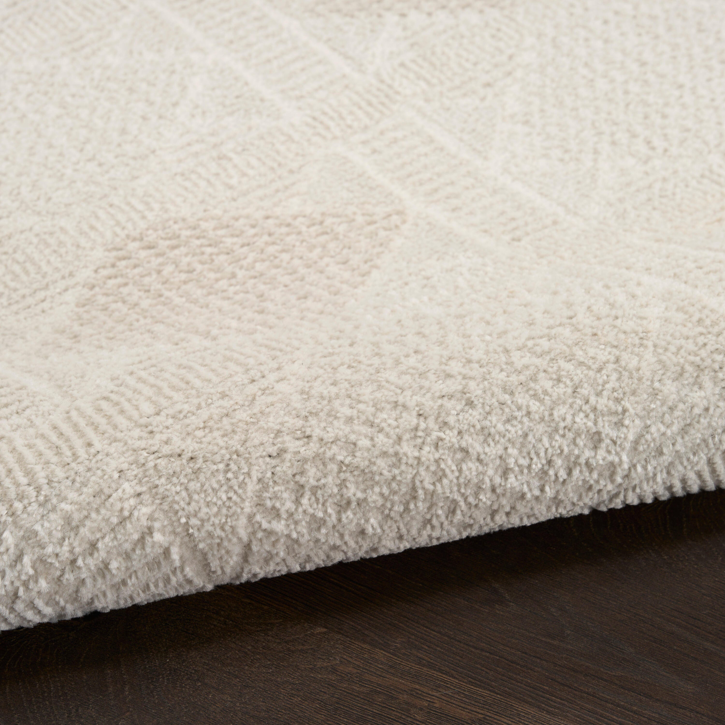 Nourison Home Nordic Diamond 2' x 6' Runner Rug, Ivory/Beige, large