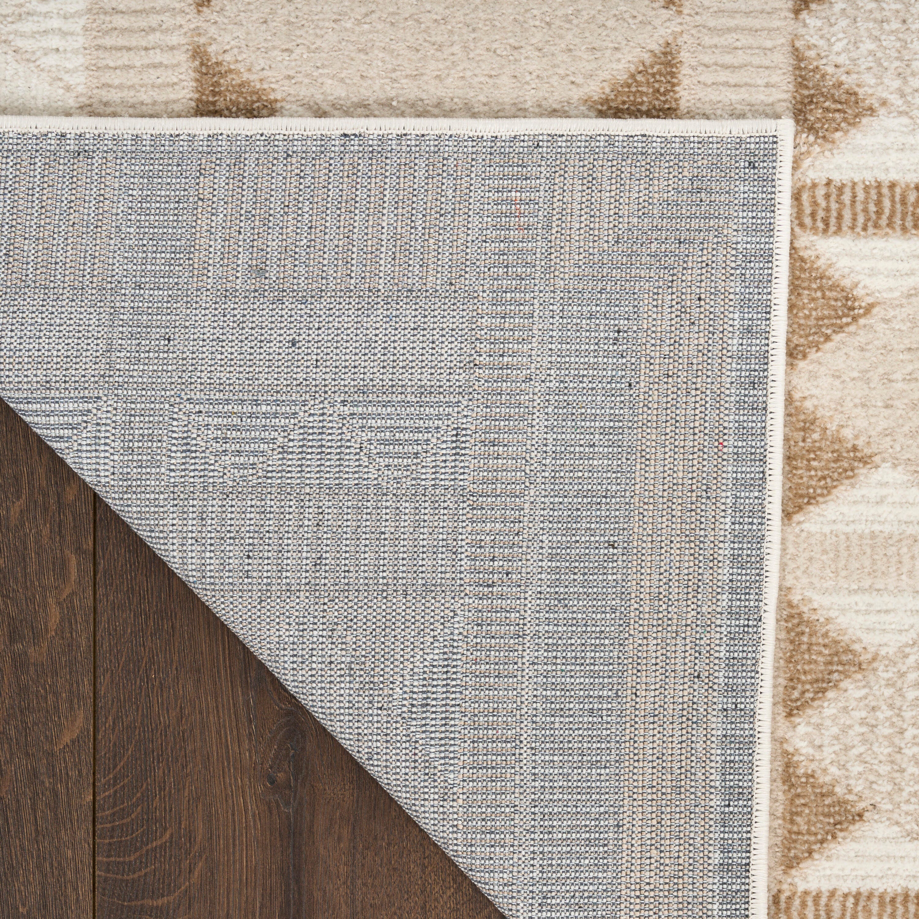 Nourison Home Nordic Diamond 5' x 7' Area Rug, Taupe/Beige, large