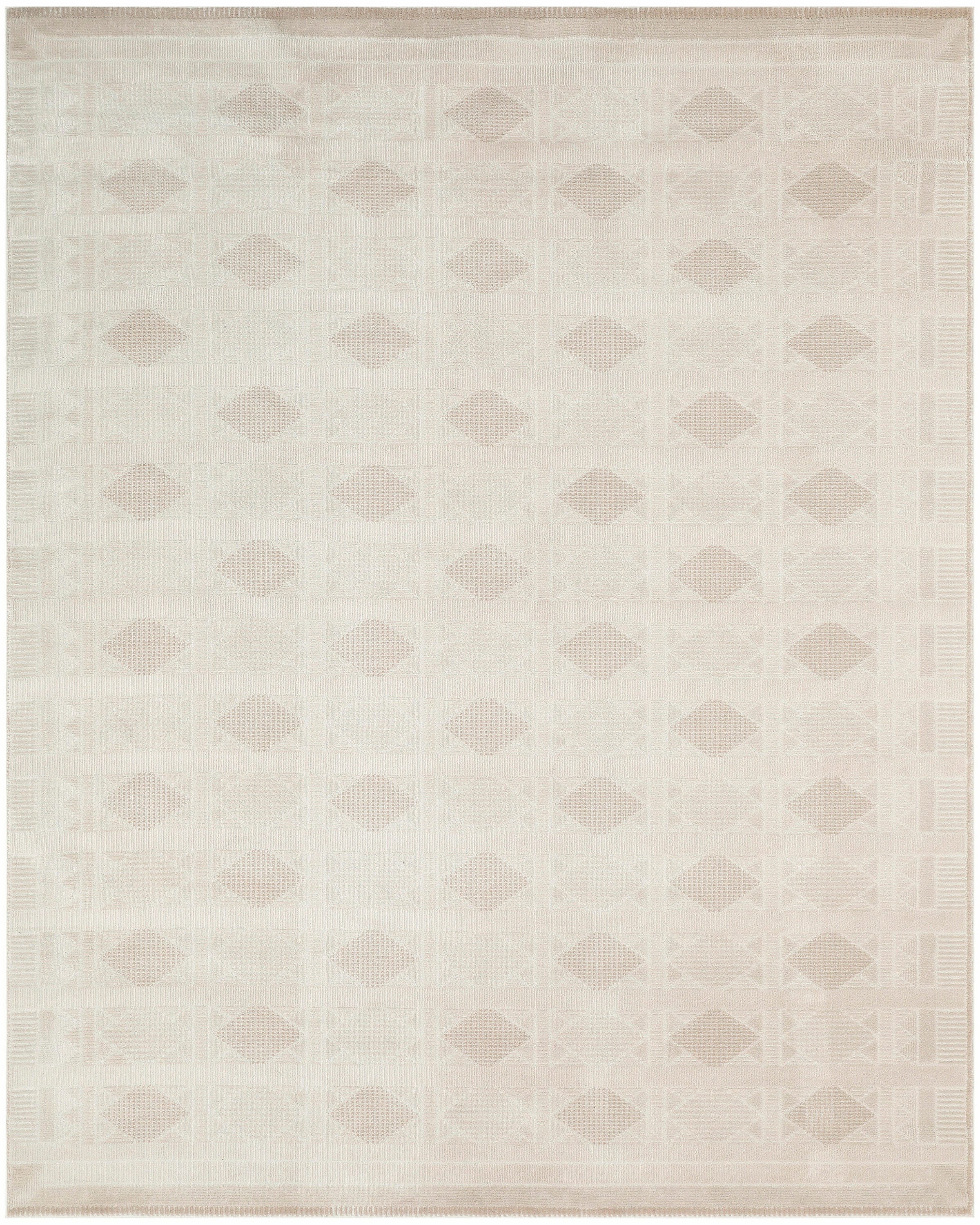 Nourison Home Nordic Diamond 8' x 10' Area Rug, Ivory/Beige, large