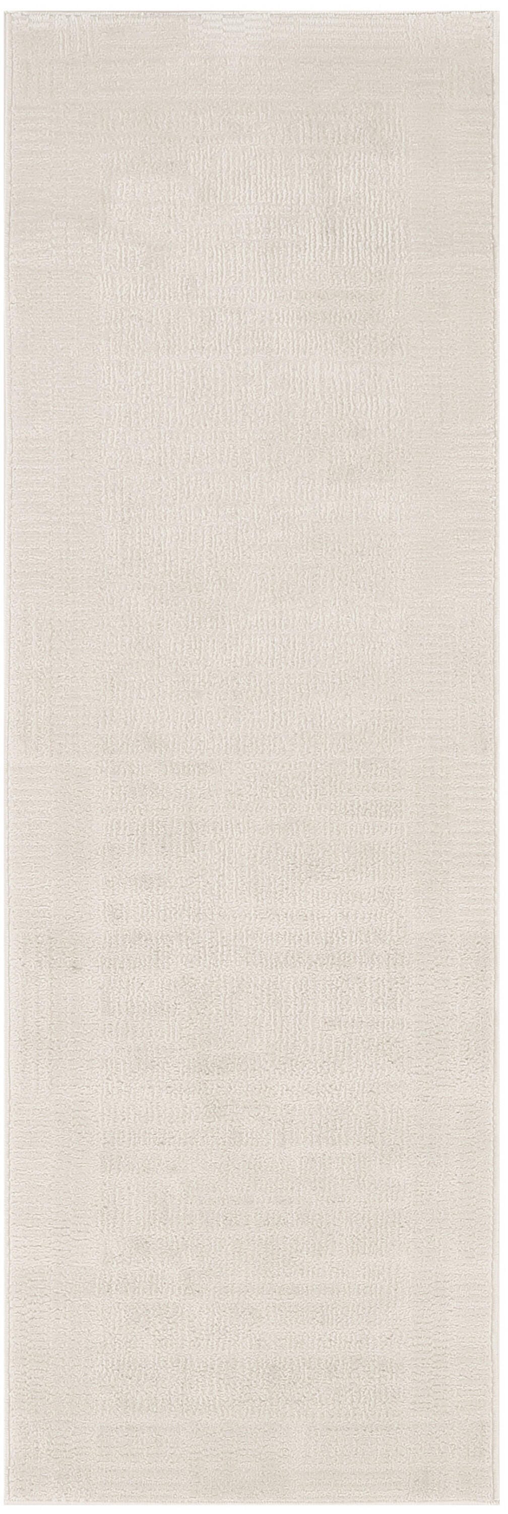 Nourison Home Nordic Solid 2' x 6' Runner Rug, Ivory, large