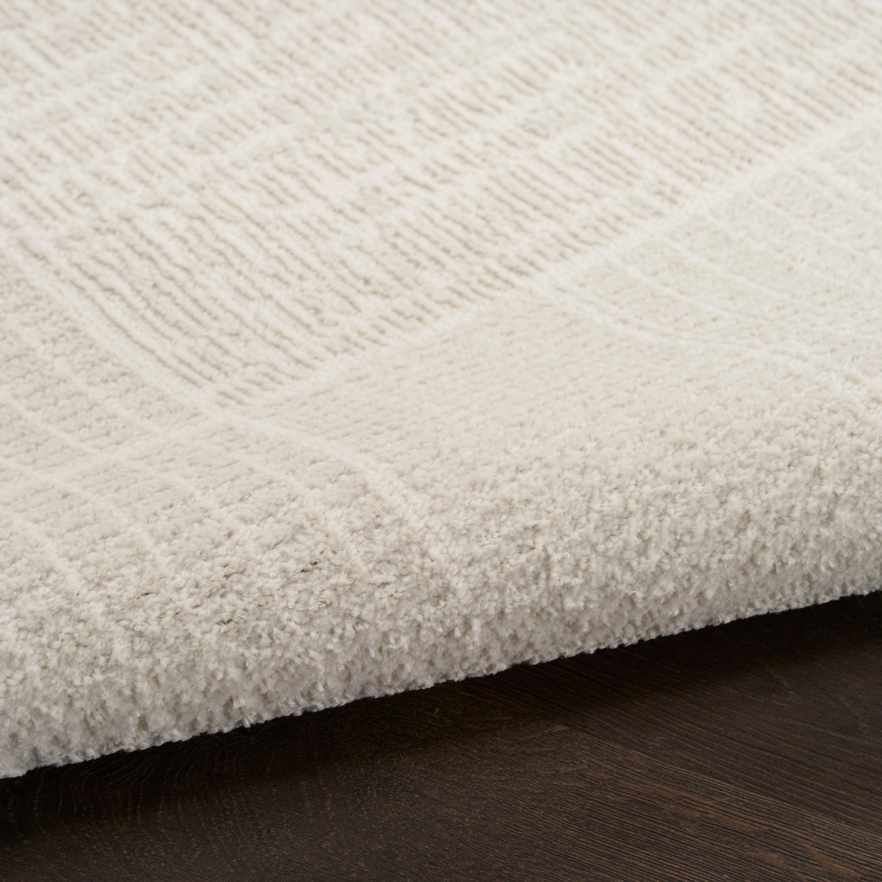 Nourison Home Nordic Solid 2' x 6' Runner Rug, Ivory, large