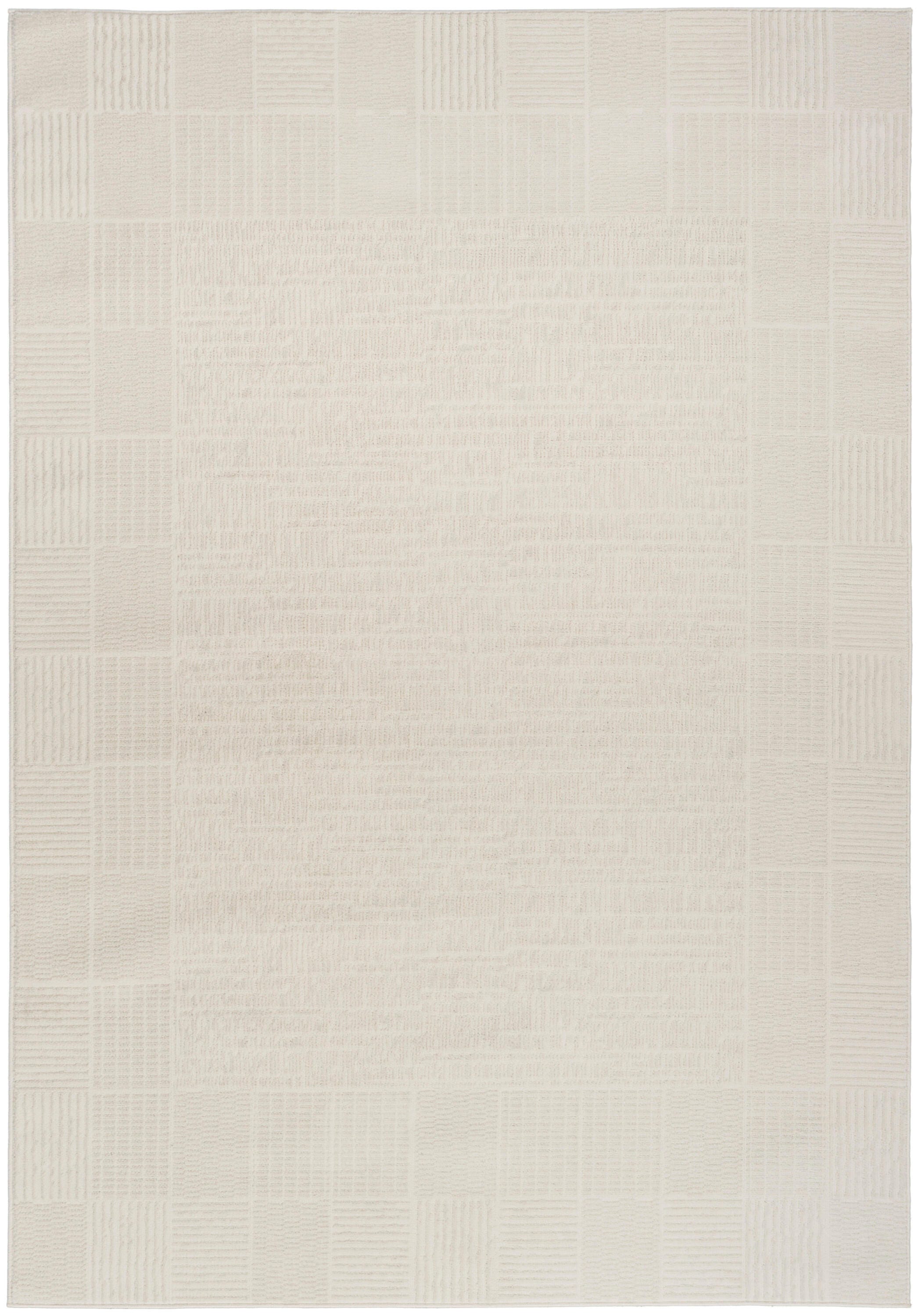 Nourison Home Nordic Solid 5' x 7' Area Rug, Ivory, large