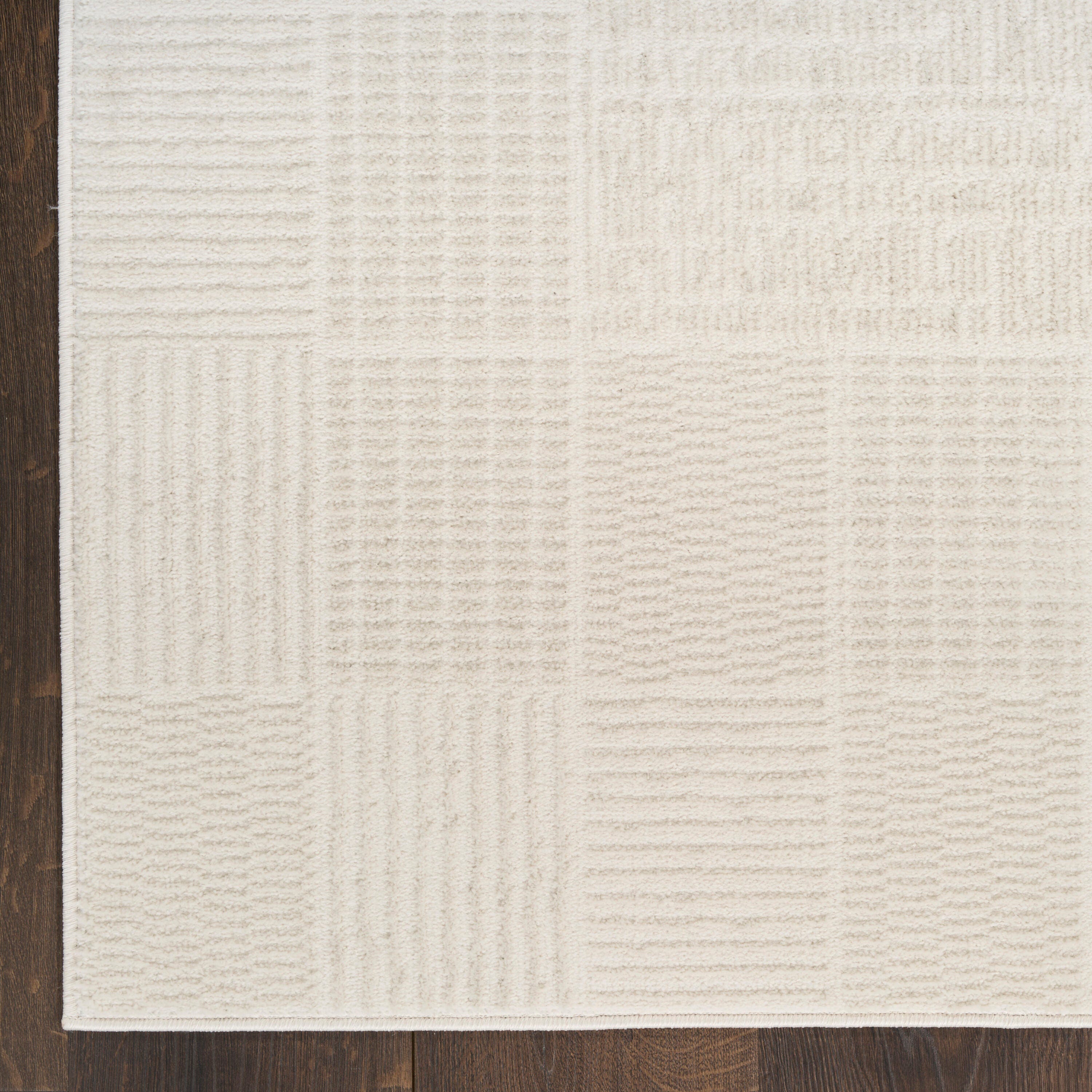 Nourison Home Nordic Solid 5' x 7' Area Rug, Ivory, large