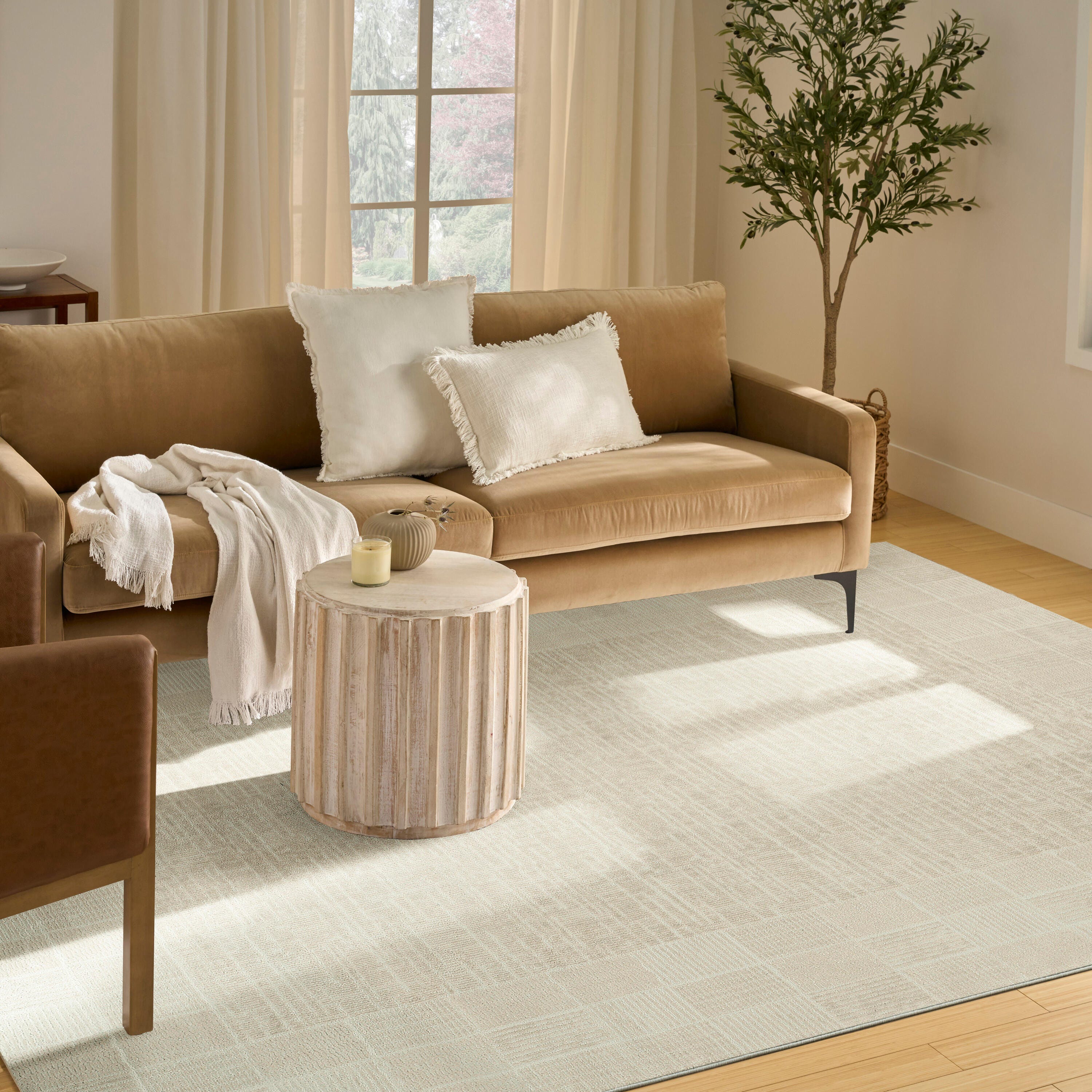 Nourison Home Nordic Solid 8' x 10' Area Rug, Ivory, large