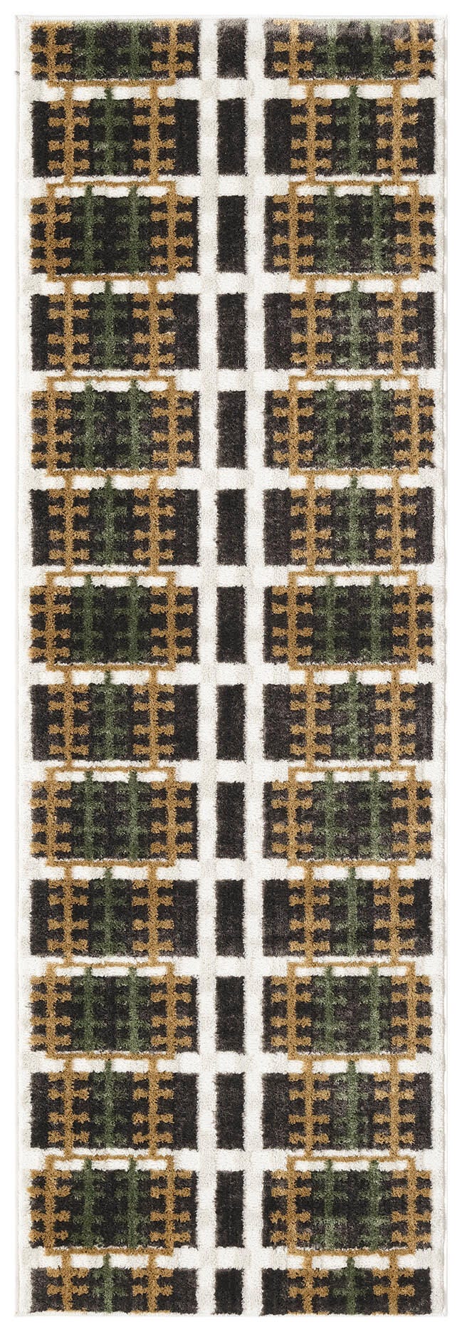 Nourison Home Nordic 2' x 6' Runner Rug, Charcoal/Multi, large