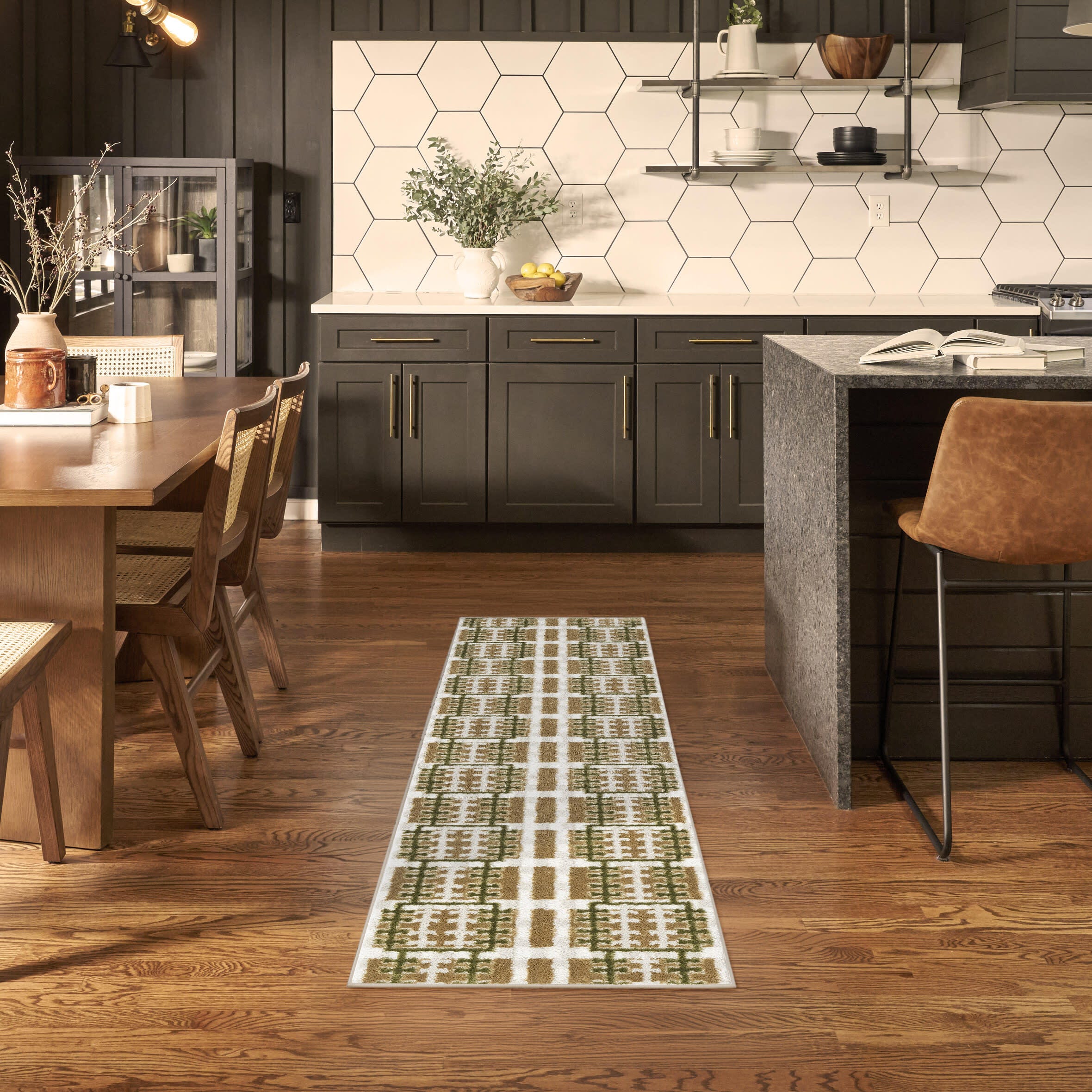 Nourison Home Nordic 2' x 6' Runner Rug, Beige/Multi, rollover
