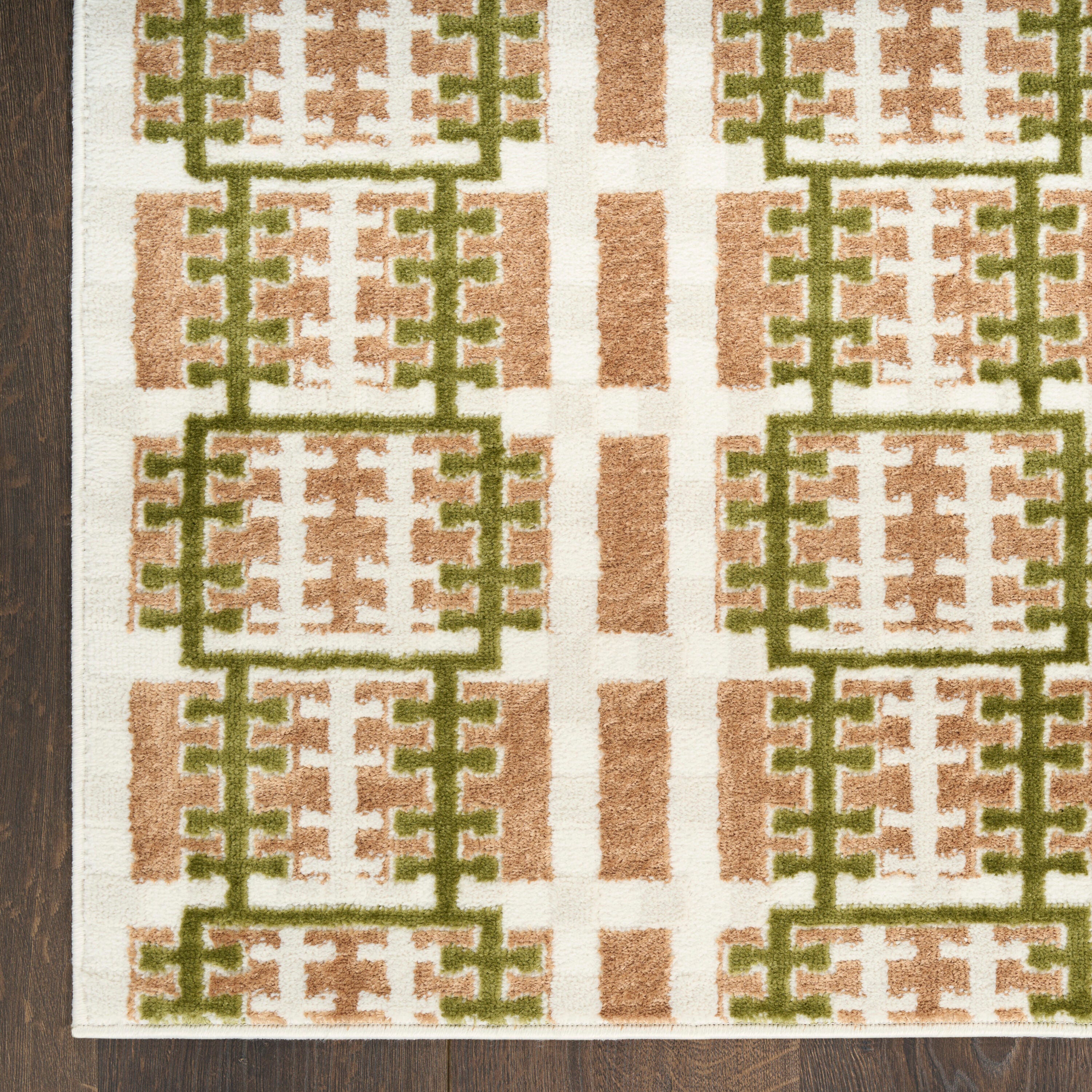 Nourison Home Nordic 2' x 6' Runner Rug, Beige/Multi, large