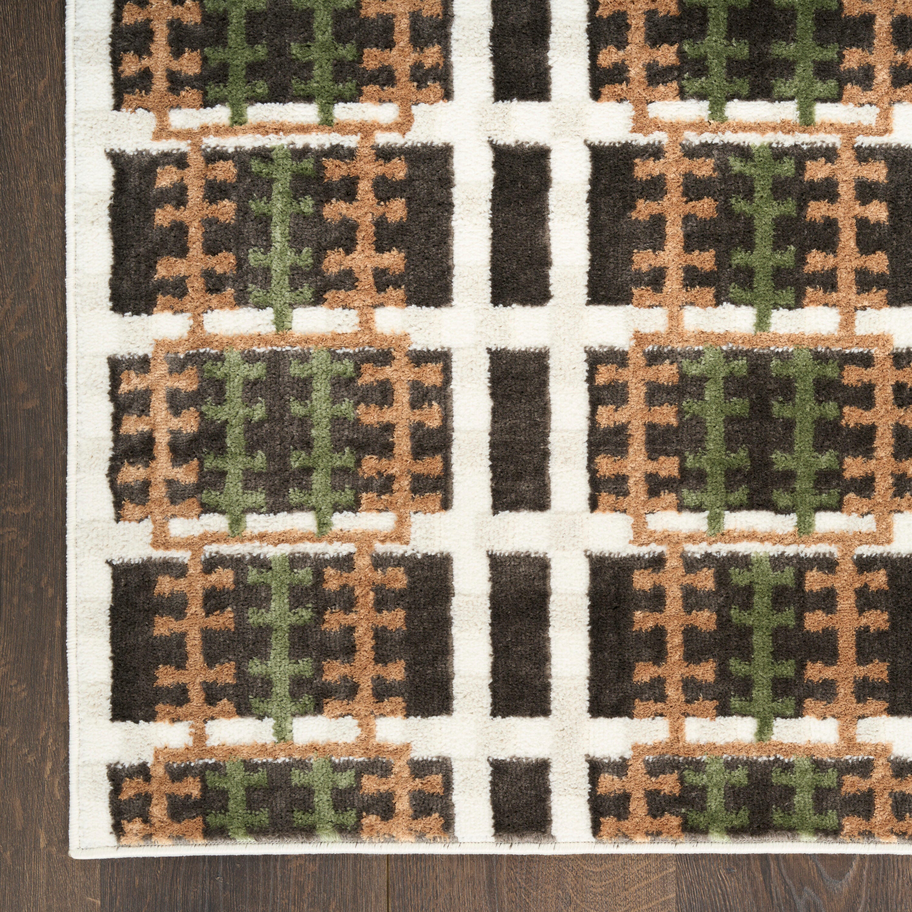 Nourison Home Nordic 5' x 7' Area Rug, Charcoal/Multi, large