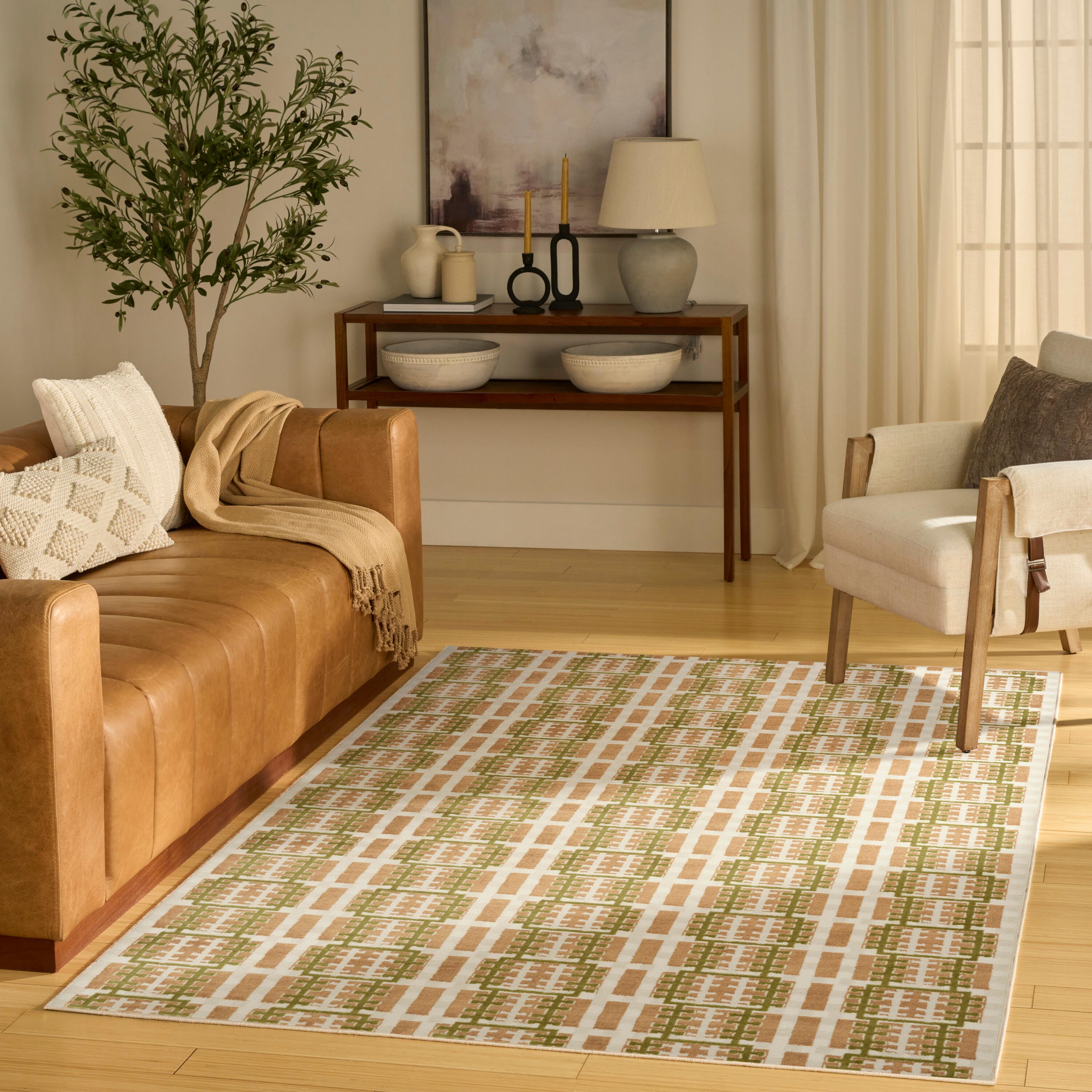 Nourison Home Nordic 5' x 7' Area Rug, Beige/Multi, large