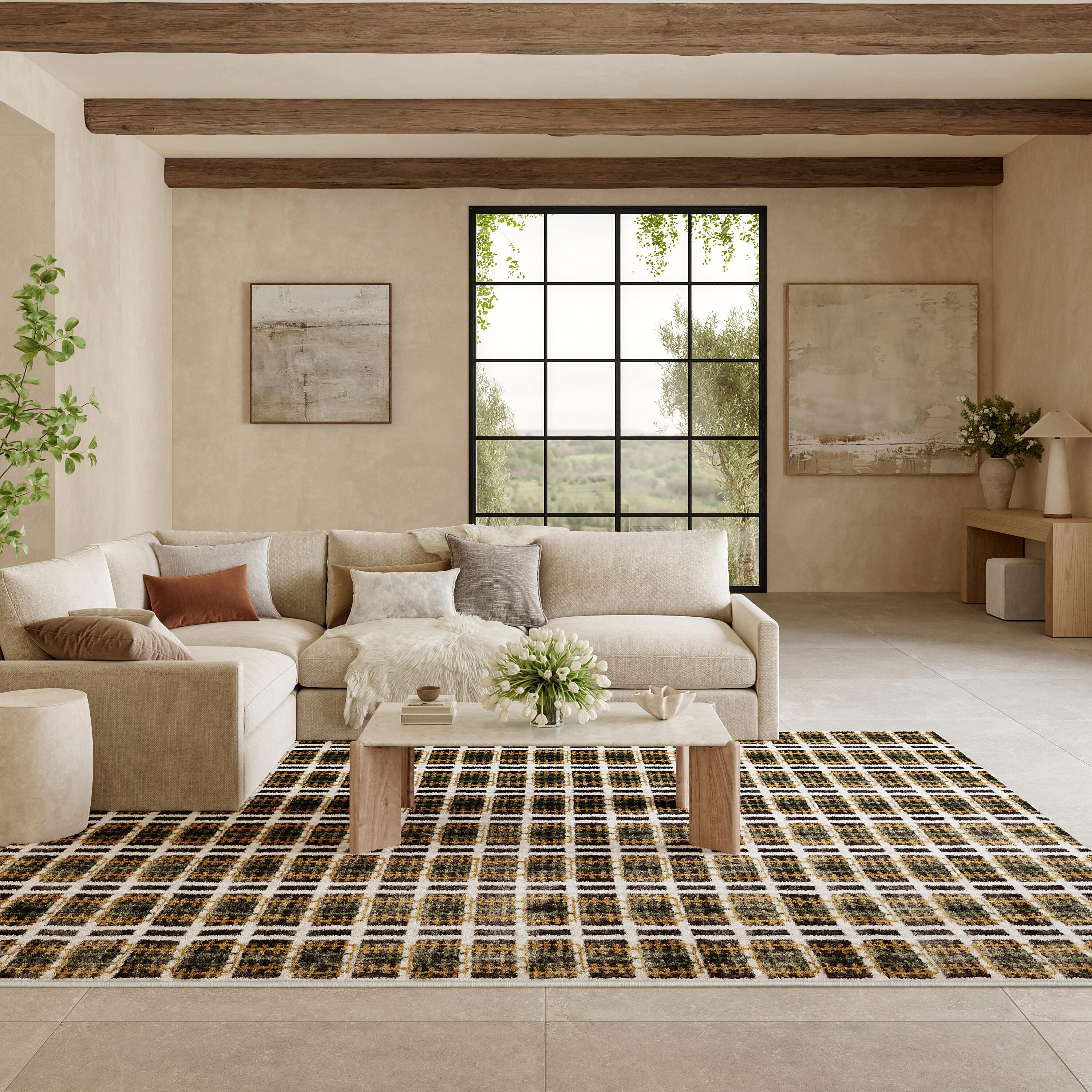 Nourison Home Nordic 8' x 10' Area Rug, Charcoal/Multi, rollover