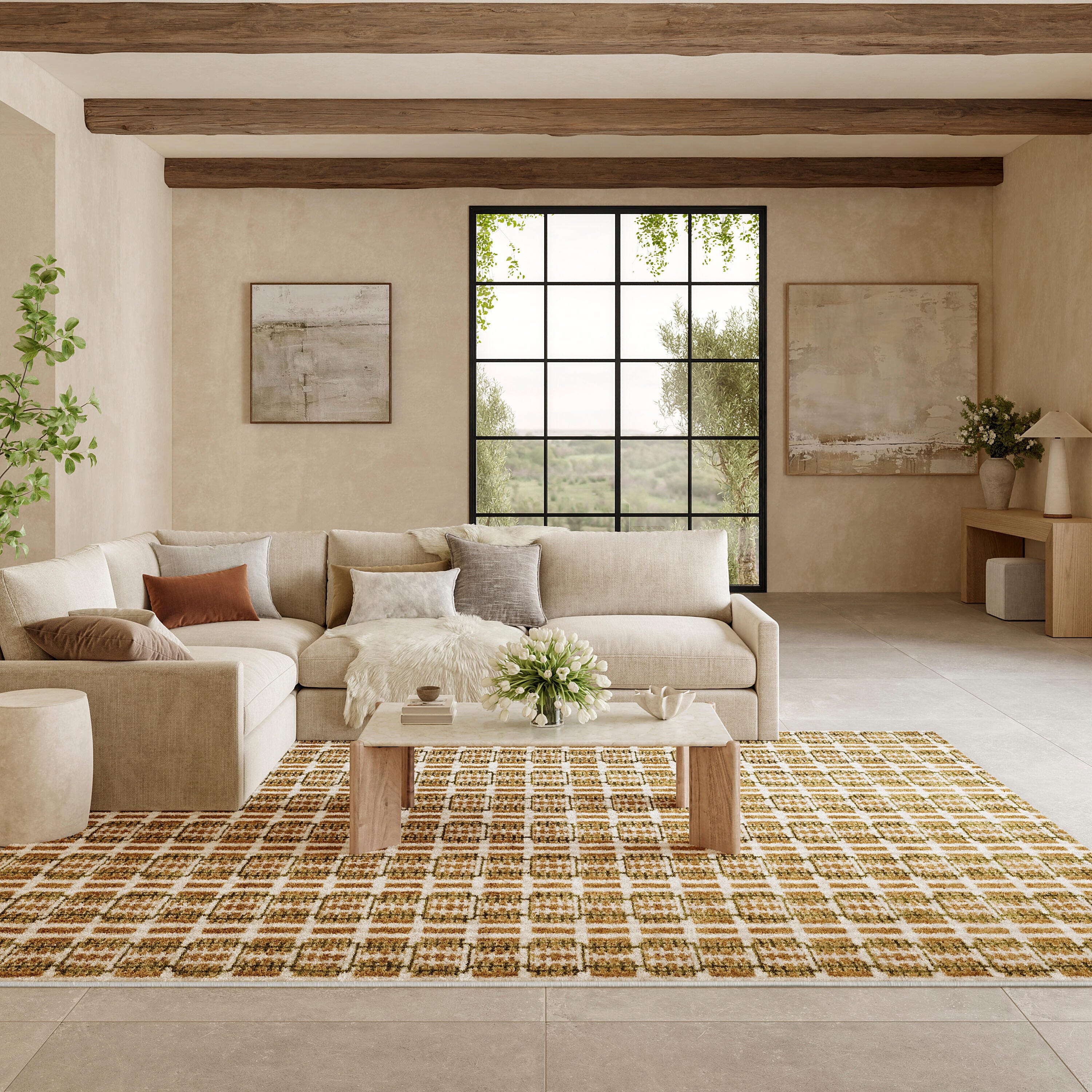 Nourison Home Nordic 8' x 10' Area Rug, Beige/Multi, rollover