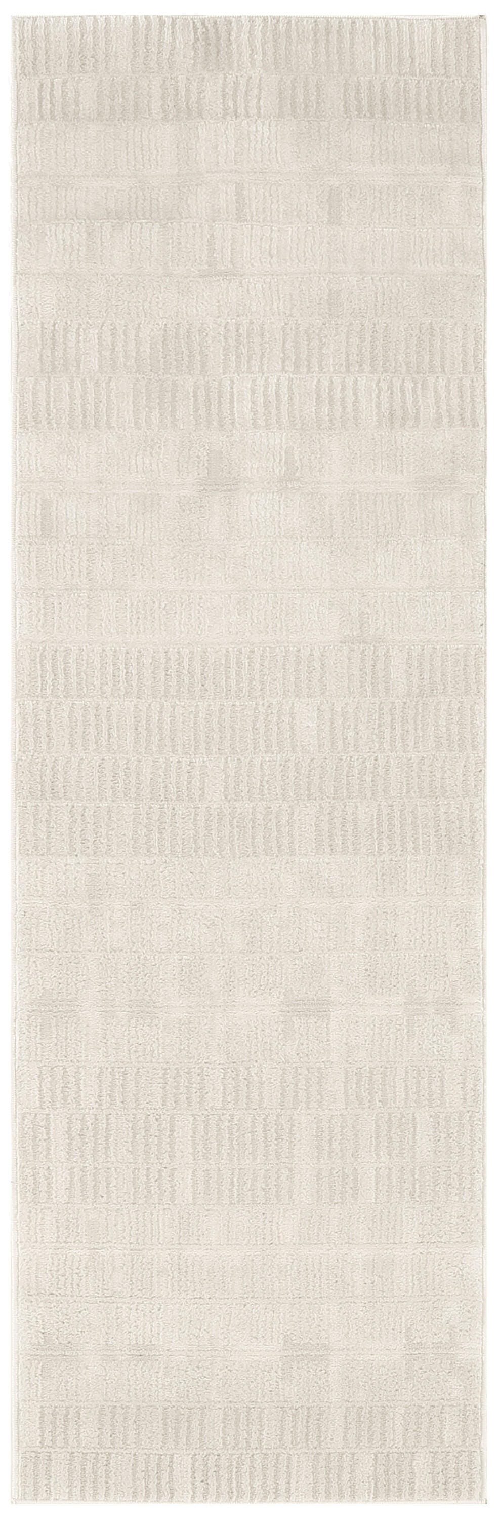 Nourison Home Nordic Lined 2' x 6' Runner Rug, Ivory, large