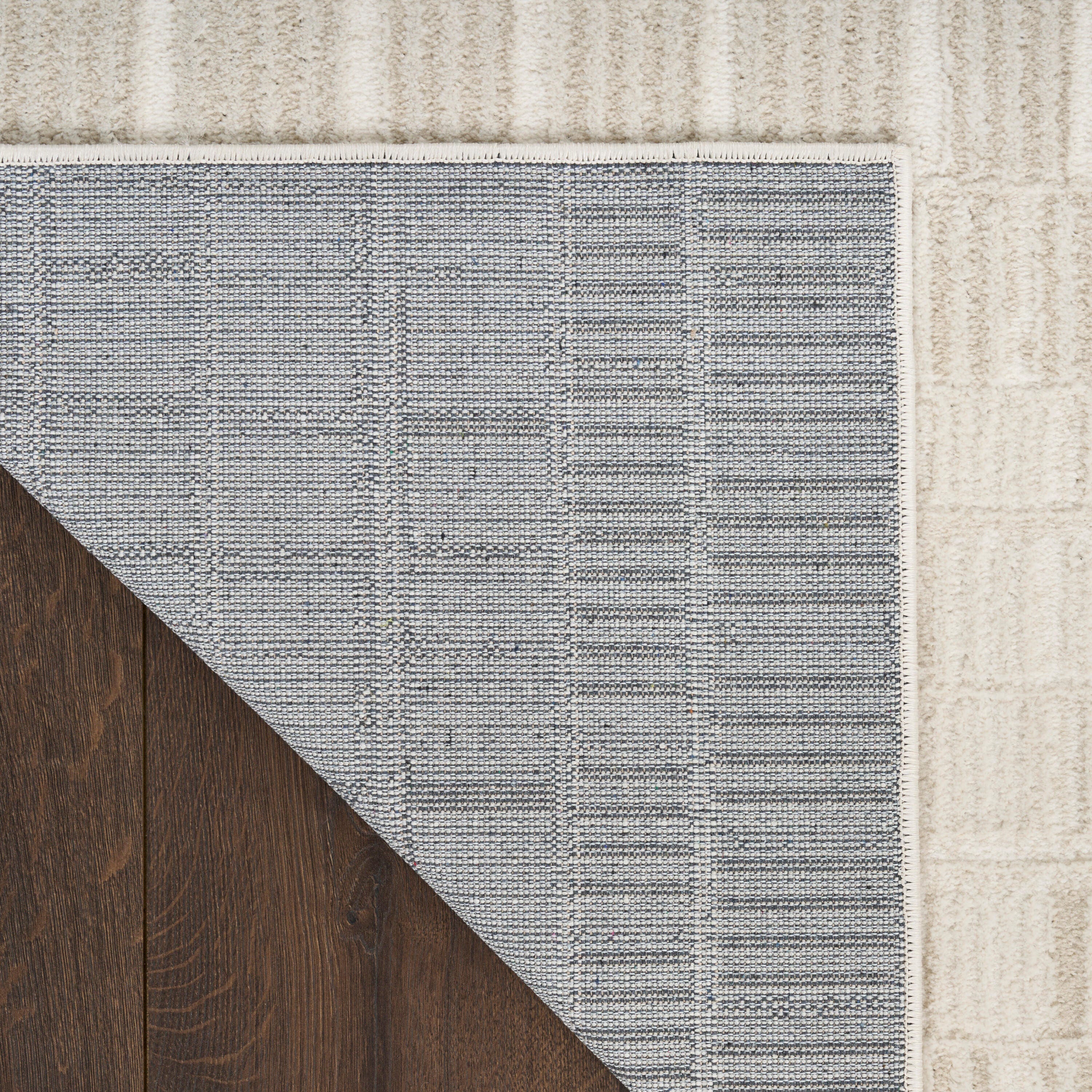 Nourison Home Nordic Lined 2' x 6' Runner Rug, Ivory, large