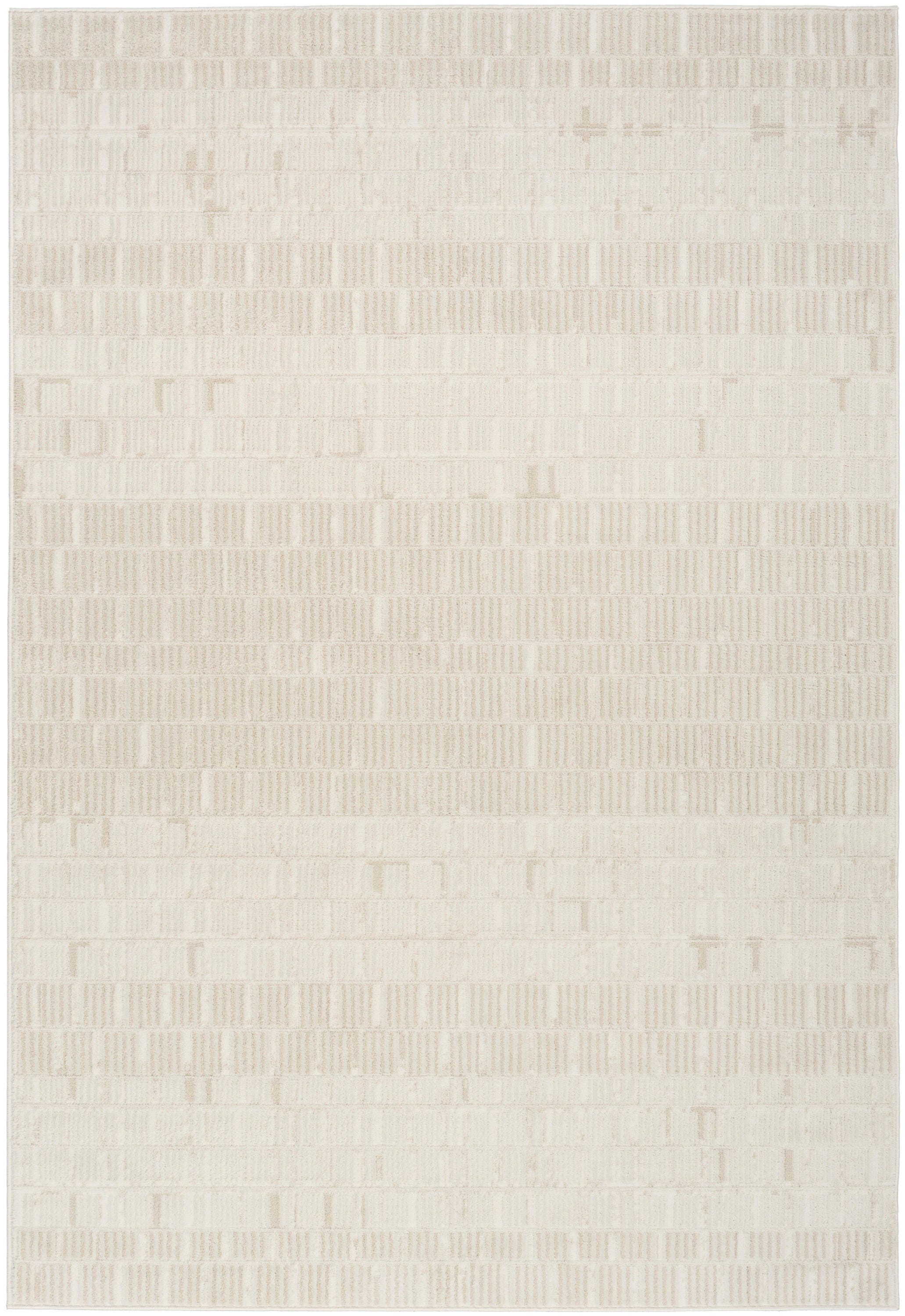 Nourison Home Nordic Lined 5' x 7' Area Rug, Ivory, large