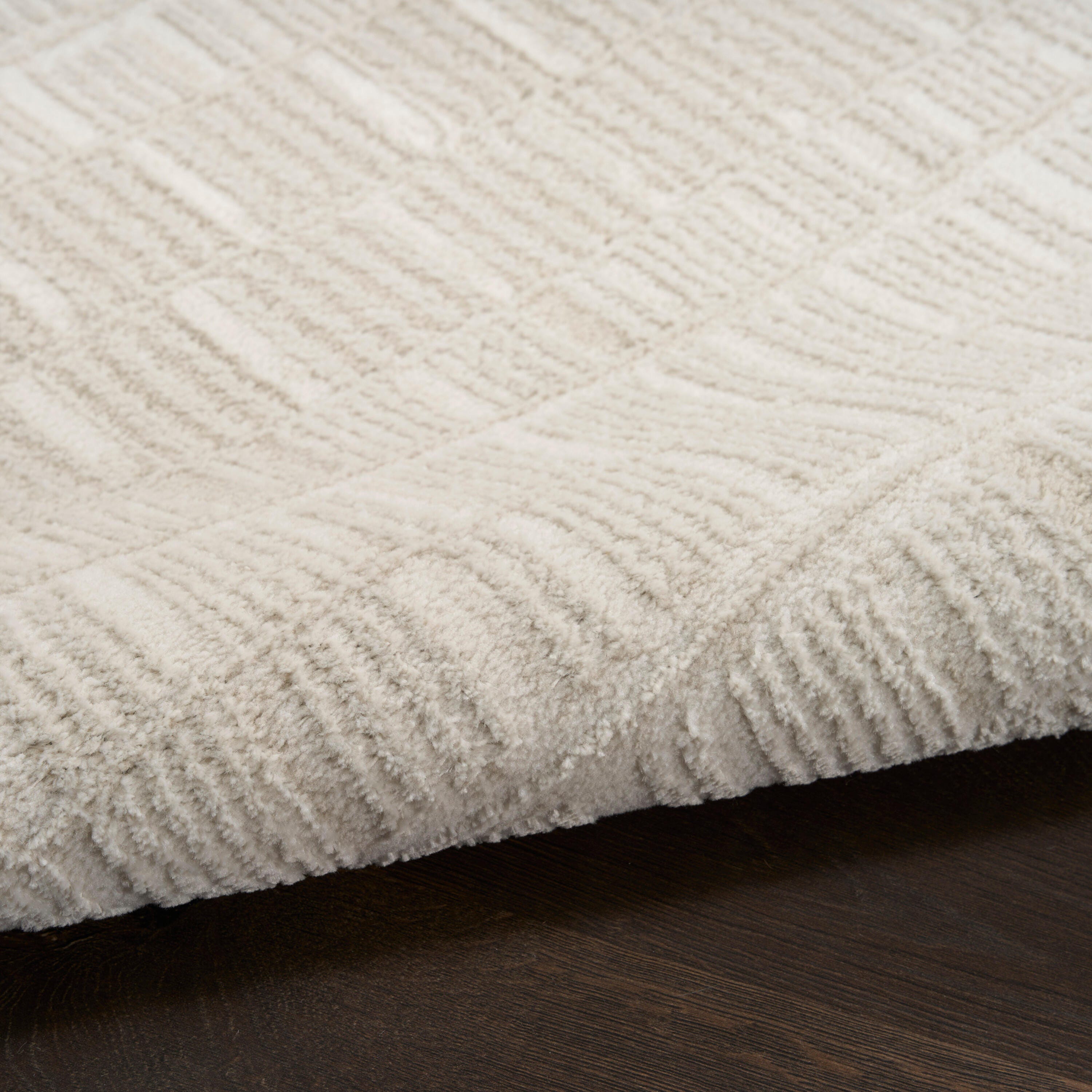 Nourison Home Nordic Lined 8' x 10' Area Rug, Ivory, large