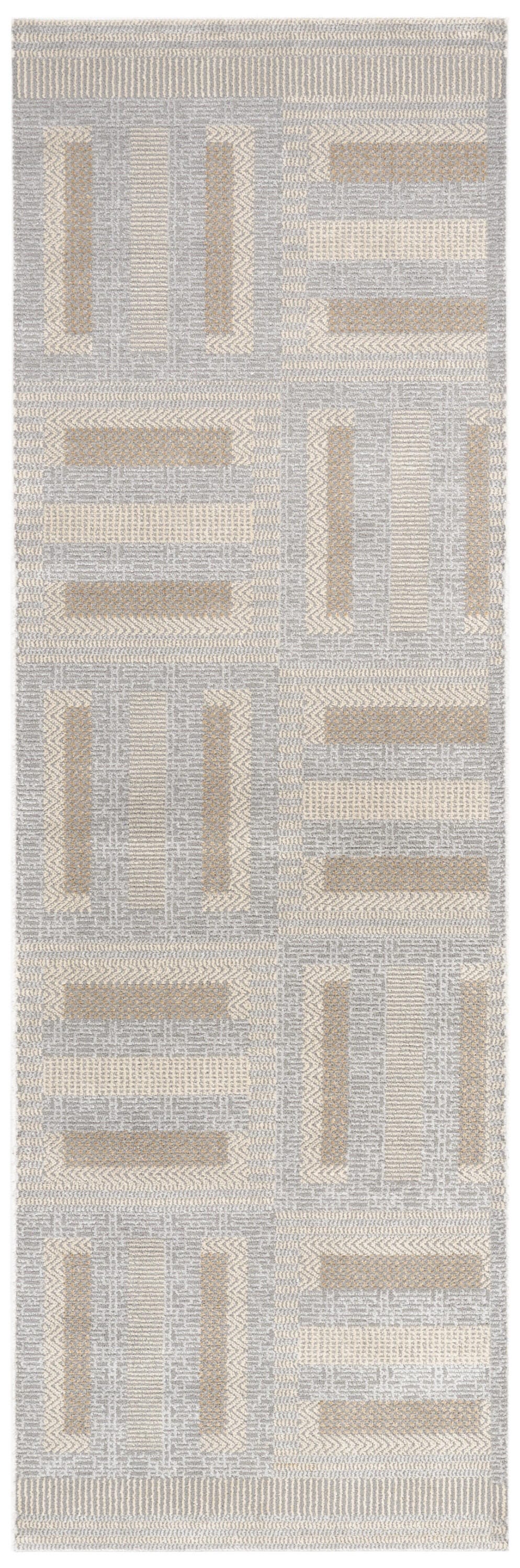 Nourison Home Nordic Dynamic 2' x 6' Runner Rug, Gray/Multi, large