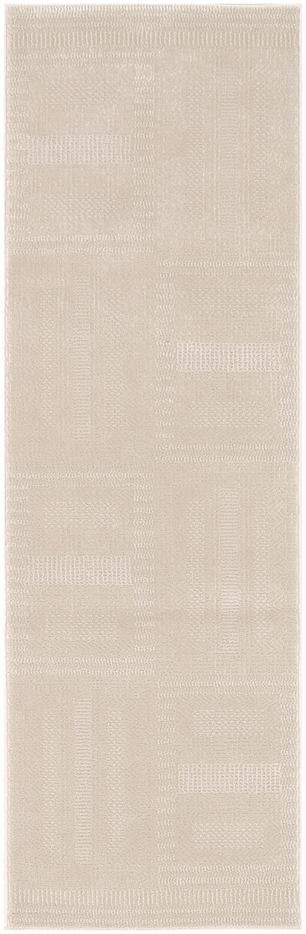 Nourison Home Nordic Dynamic 2' x 6' Runner Rug, Taupe, large