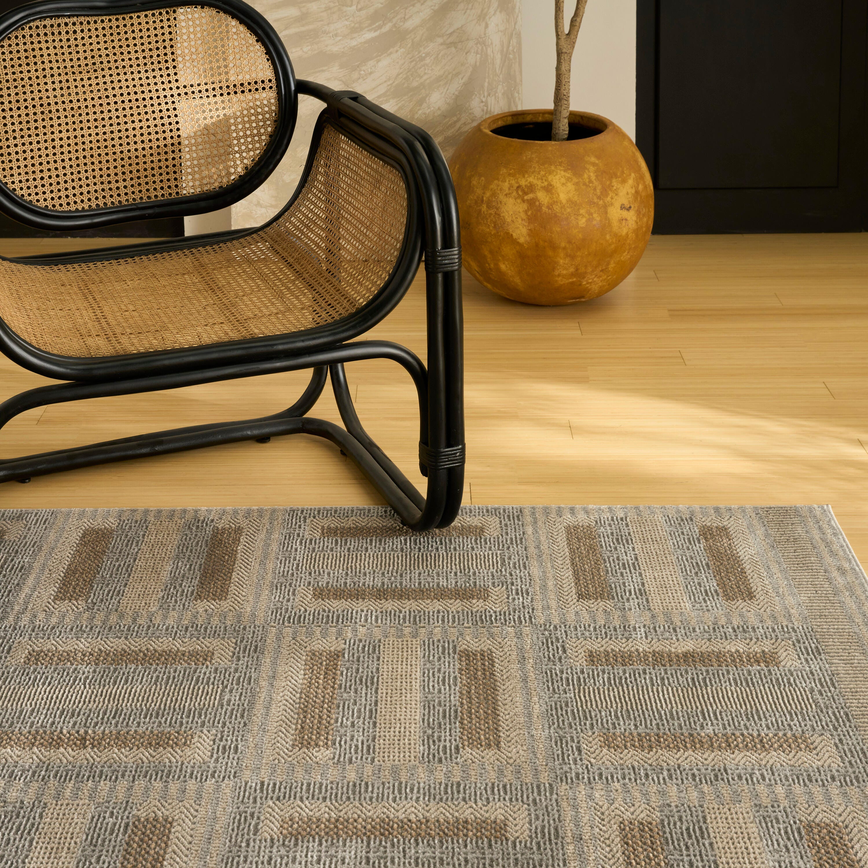 Nourison Home Nordic Dynamic 4' x 6' Area Rug, Gray/Multi, large