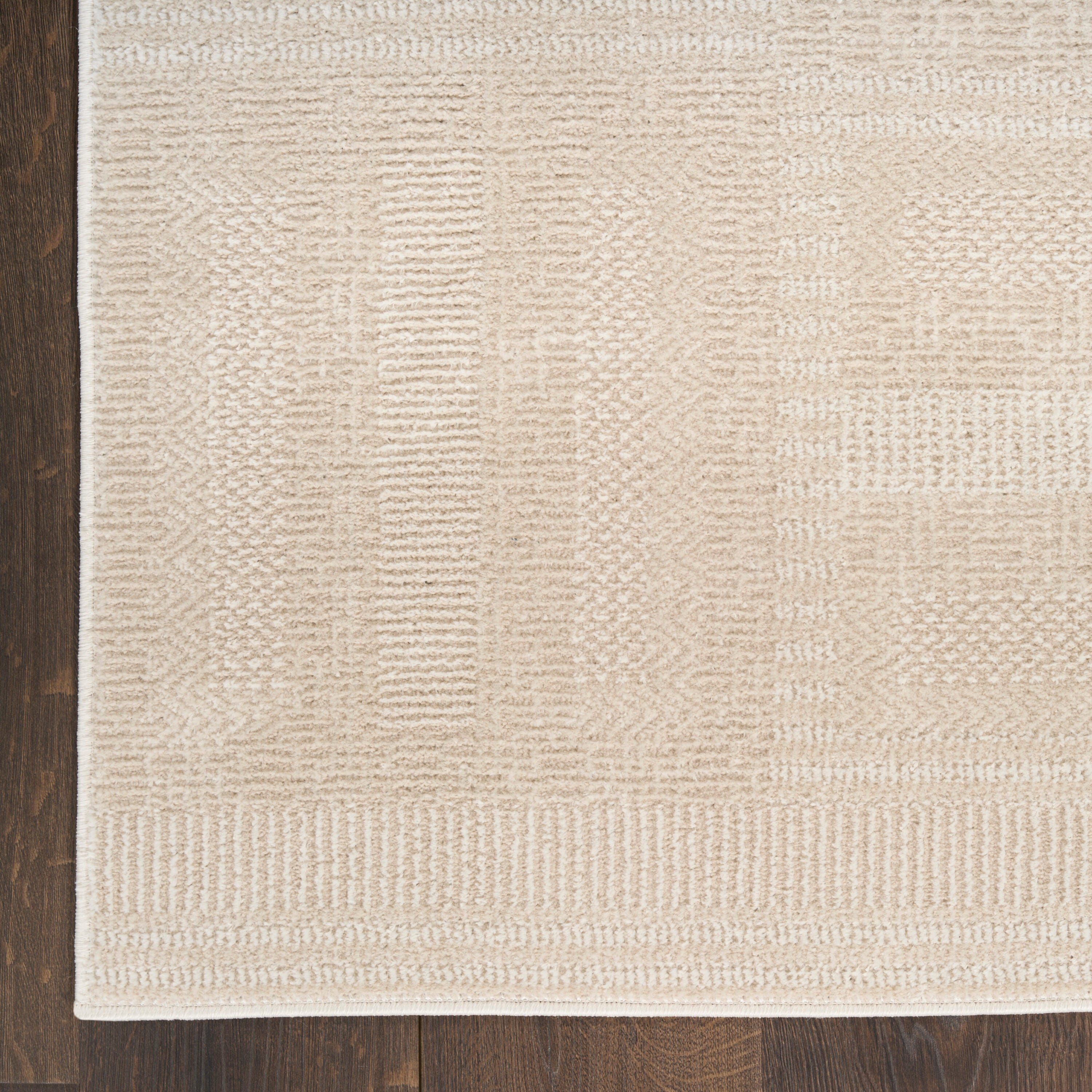 Nourison Home Nordic Dynamic 4' x 6' Area Rug, Taupe, large