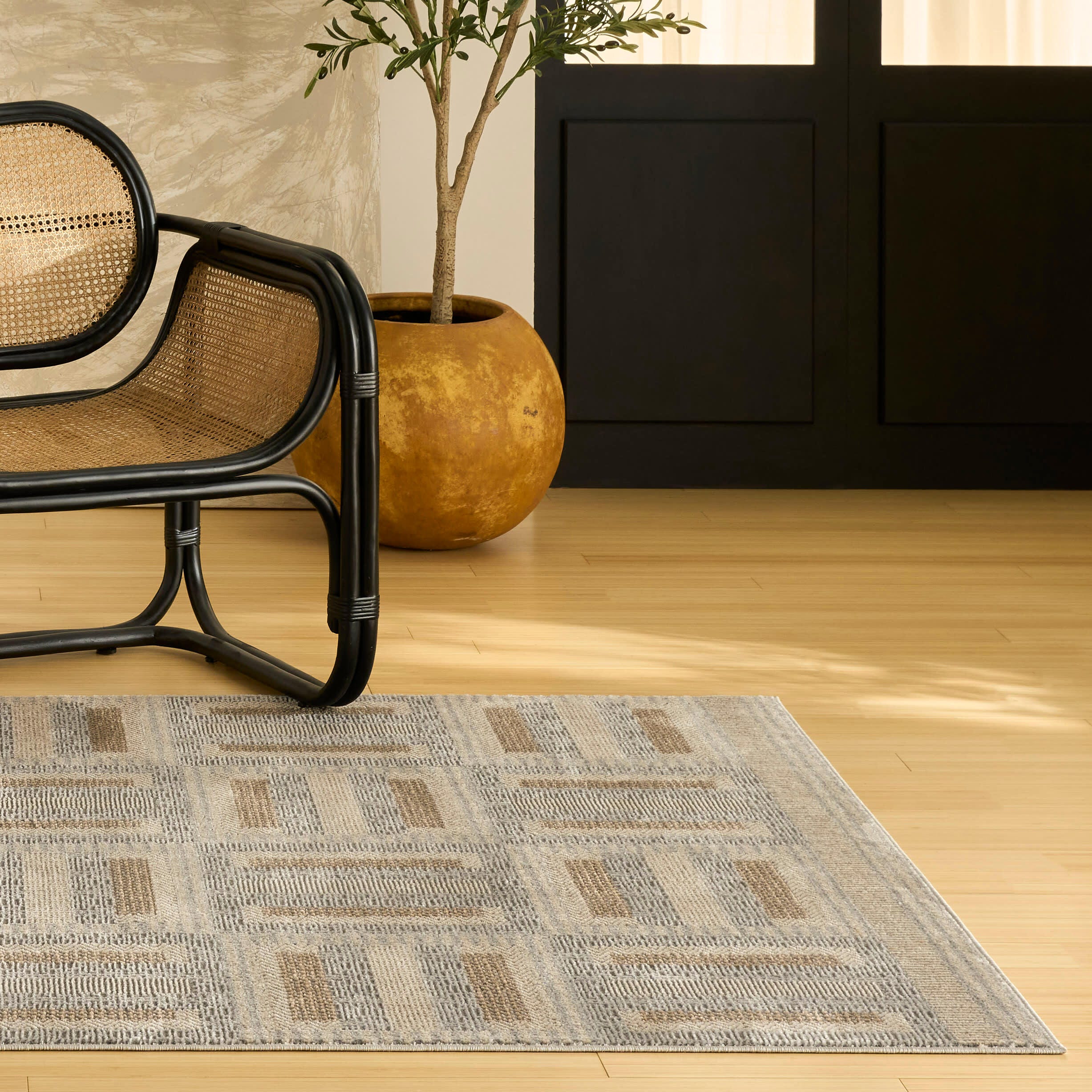 Nourison Home Nordic Dynamic 5' x 7' Area Rug, Gray/Multi, rollover