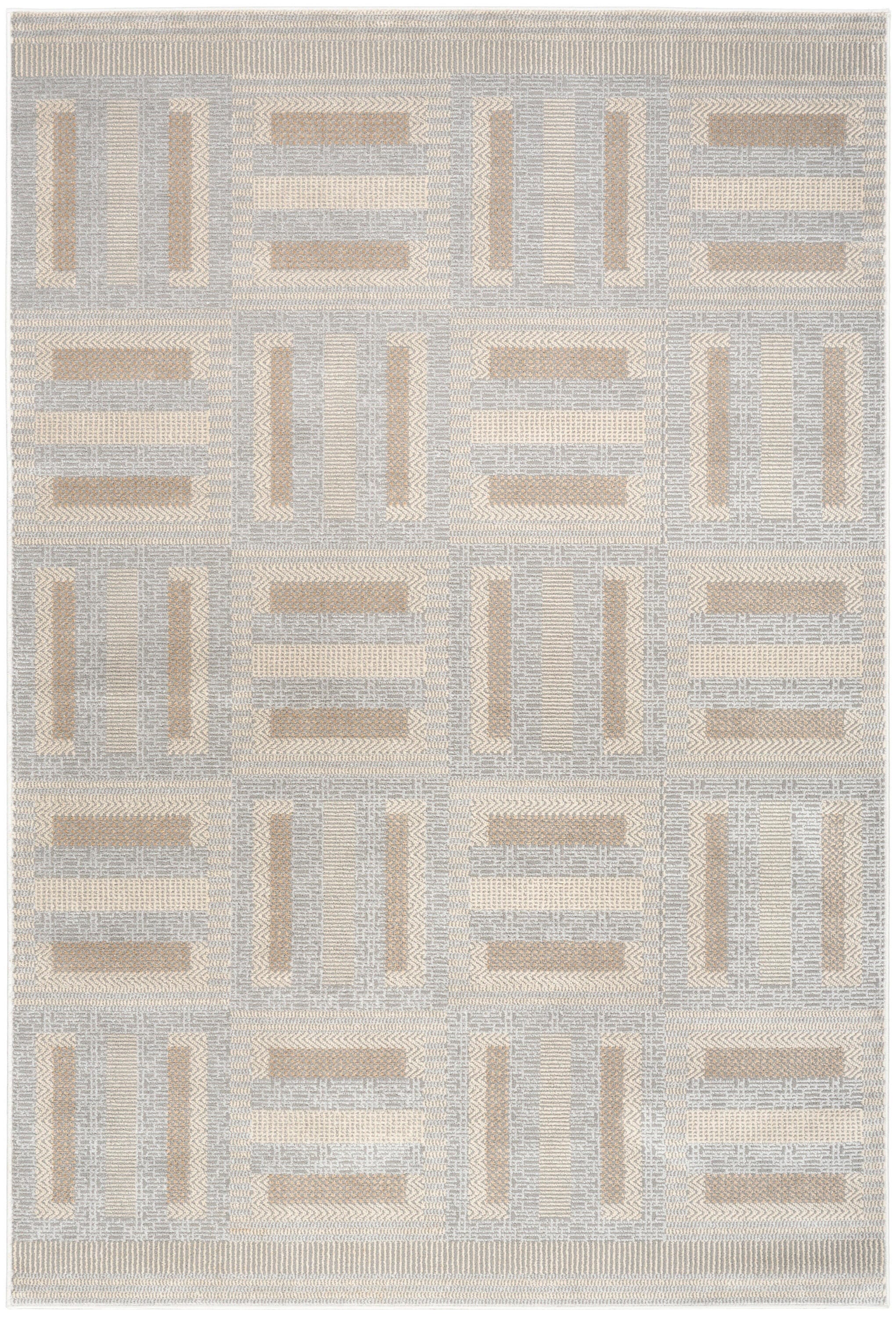 Nourison Home Nordic Dynamic 5' x 7' Area Rug, Gray/Multi, large