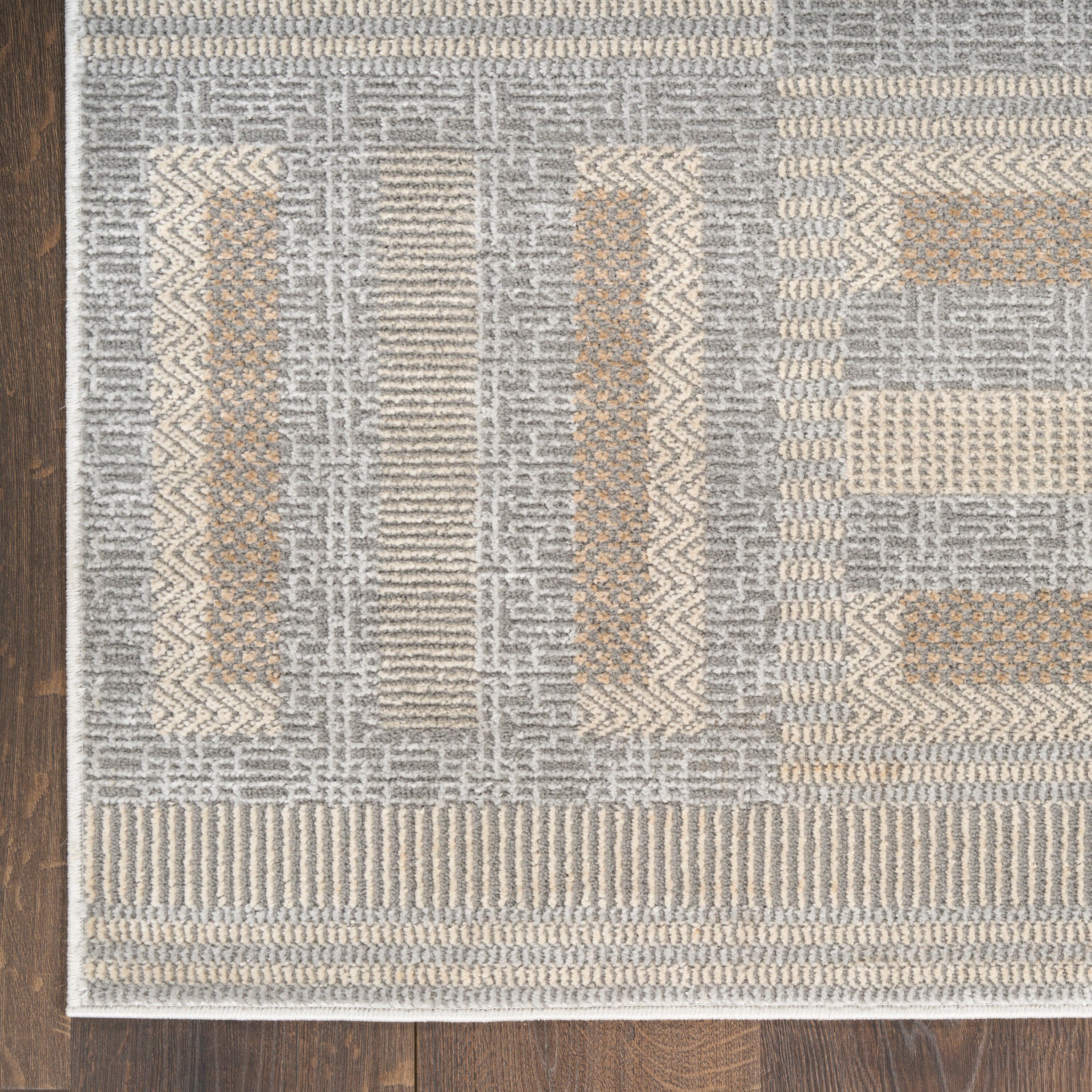 Nourison Home Nordic Dynamic 5' x 7' Area Rug, Gray/Multi, large