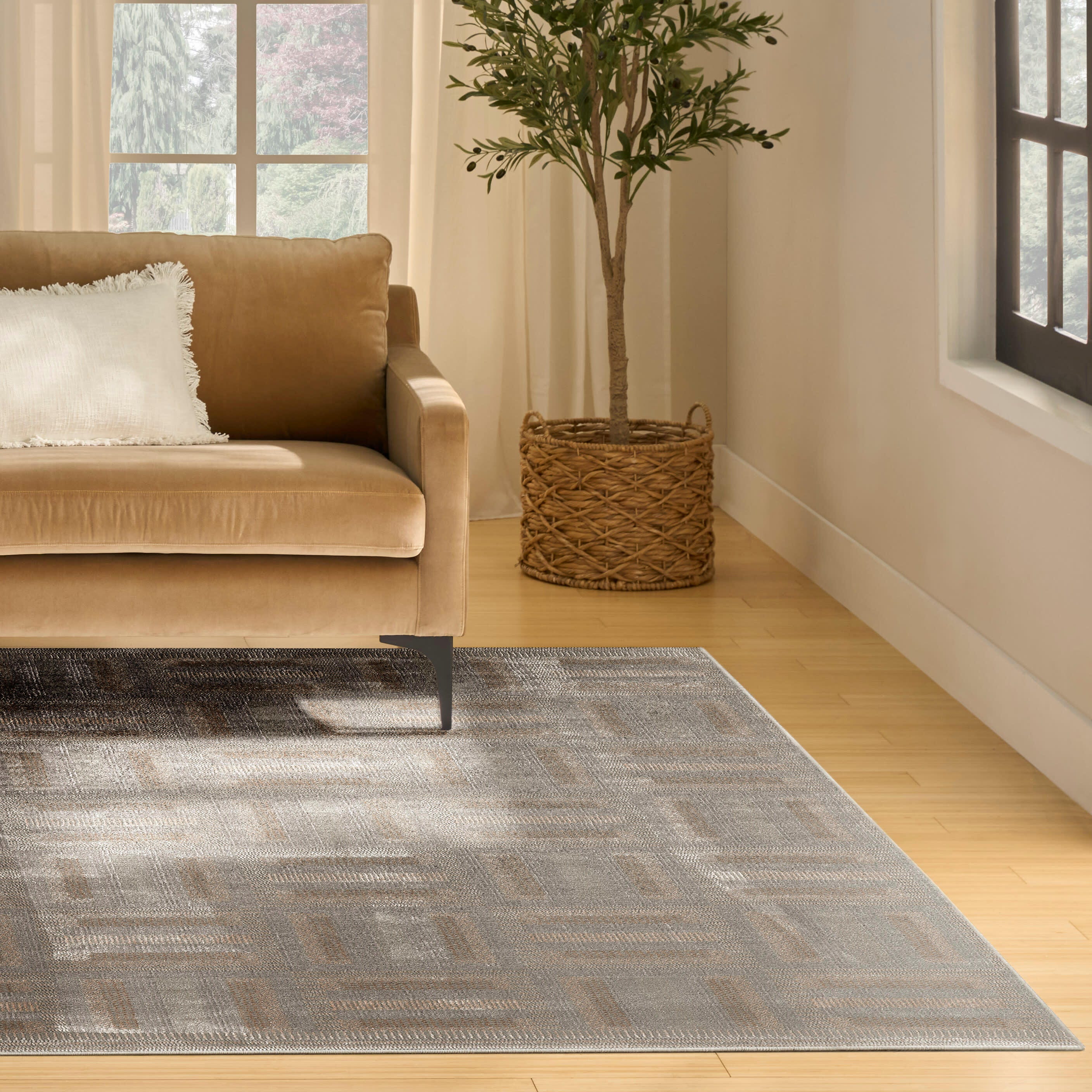 Nourison Home Nordic Dynamic 8' x 10' Area Rug, Gray/Multi, rollover