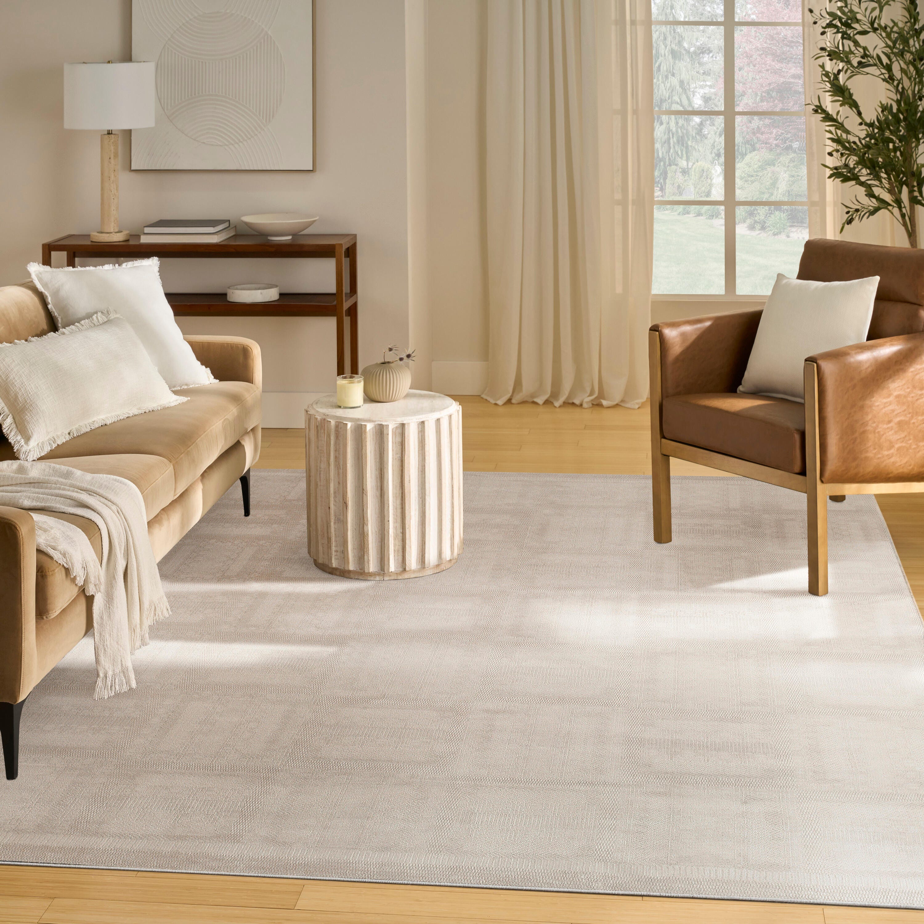 Nourison Home Nordic Dynamic 8' x 10' Area Rug, Ivory, large