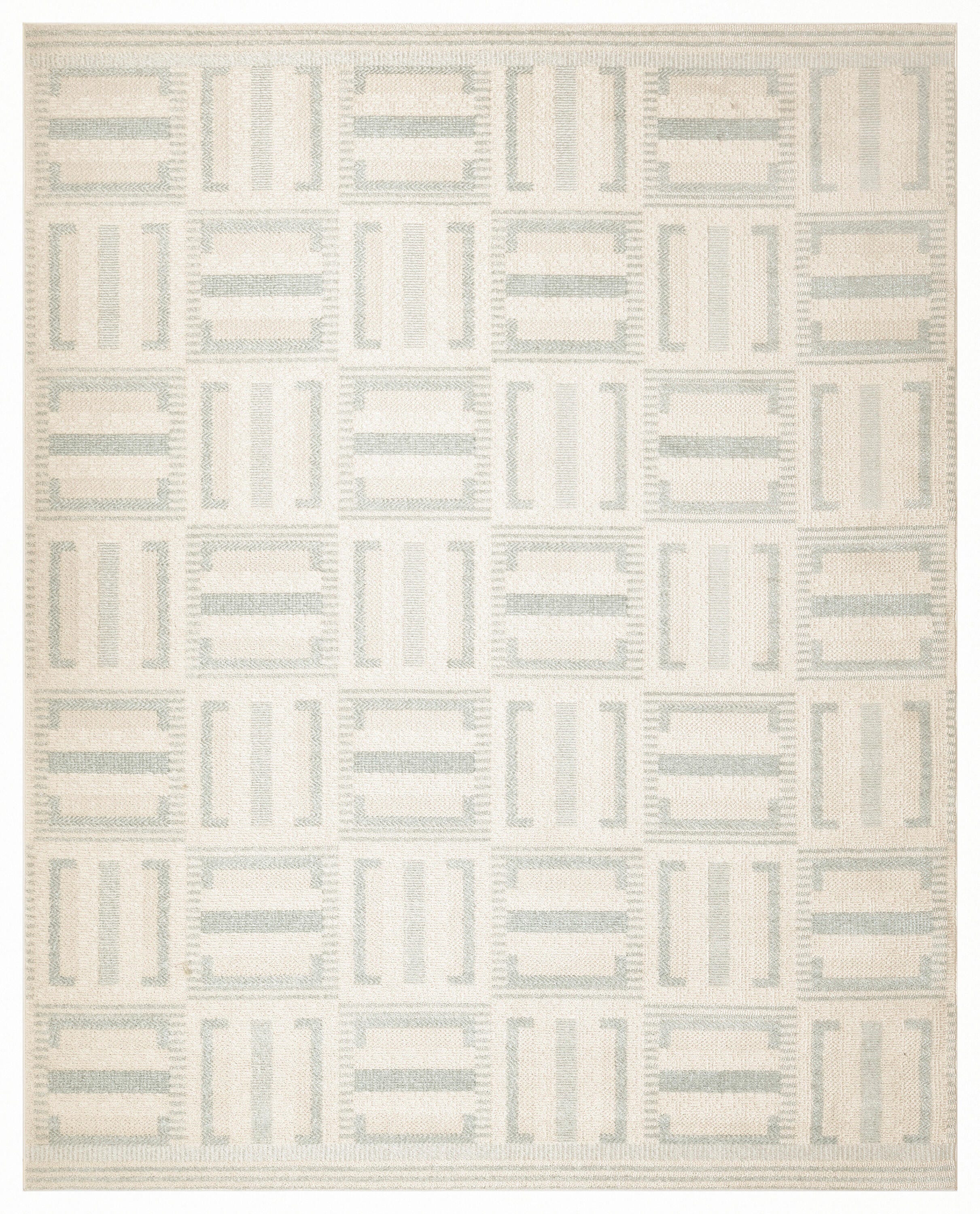 Nourison Home Nordic Dynamic 8' x 10' Area Rug, Ivory/Blue, large