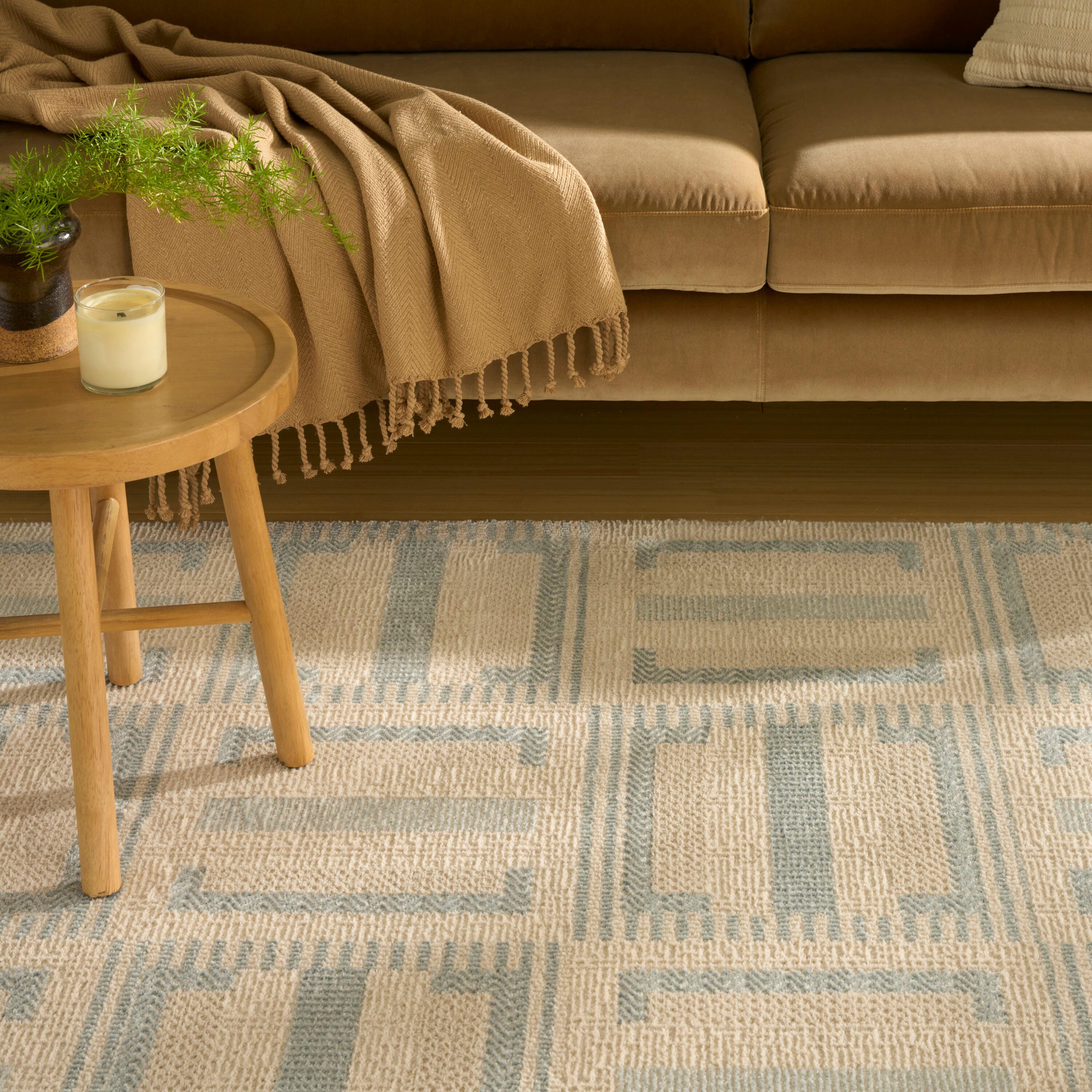 Nourison Home Nordic Dynamic 8' x 10' Area Rug, Ivory/Blue, large